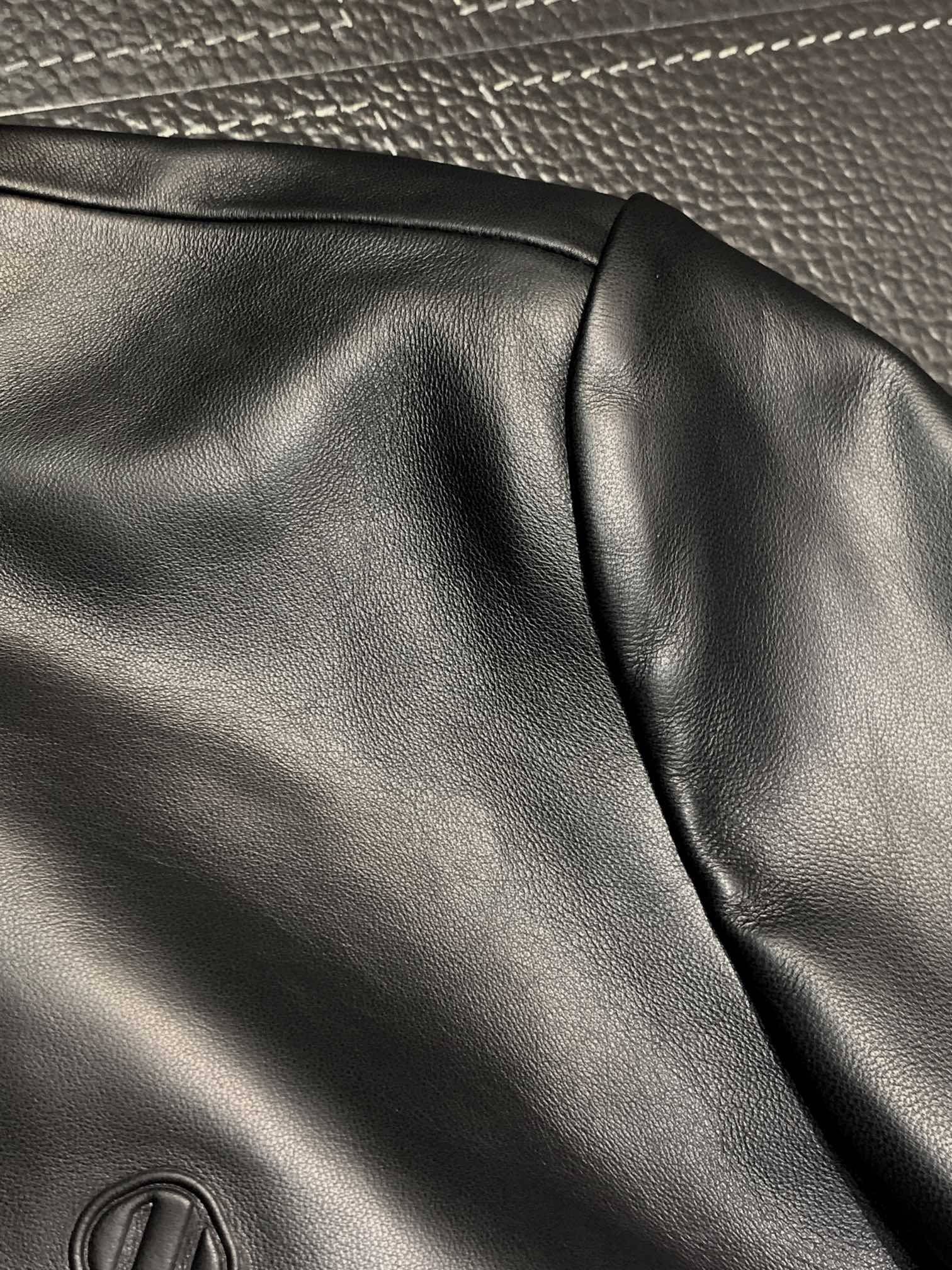 Zegna hooded leather jacket