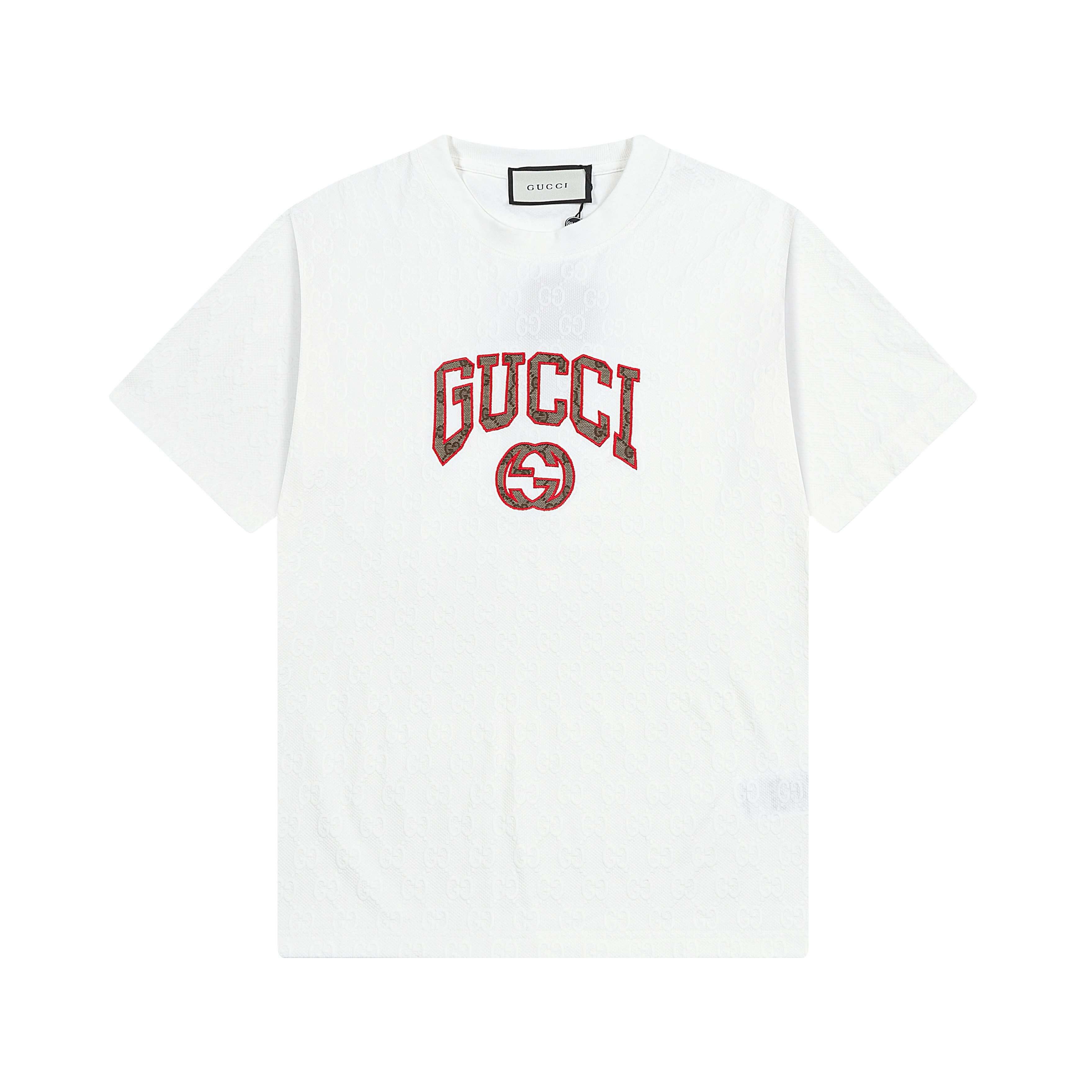 Red Letter Embroidery T Shirt