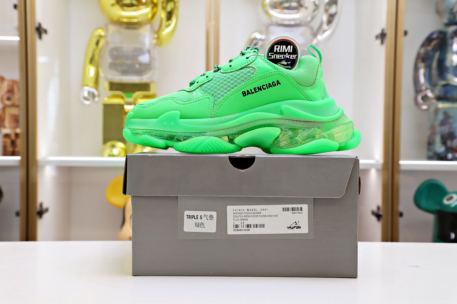 Balenciaga TRIPLE S green