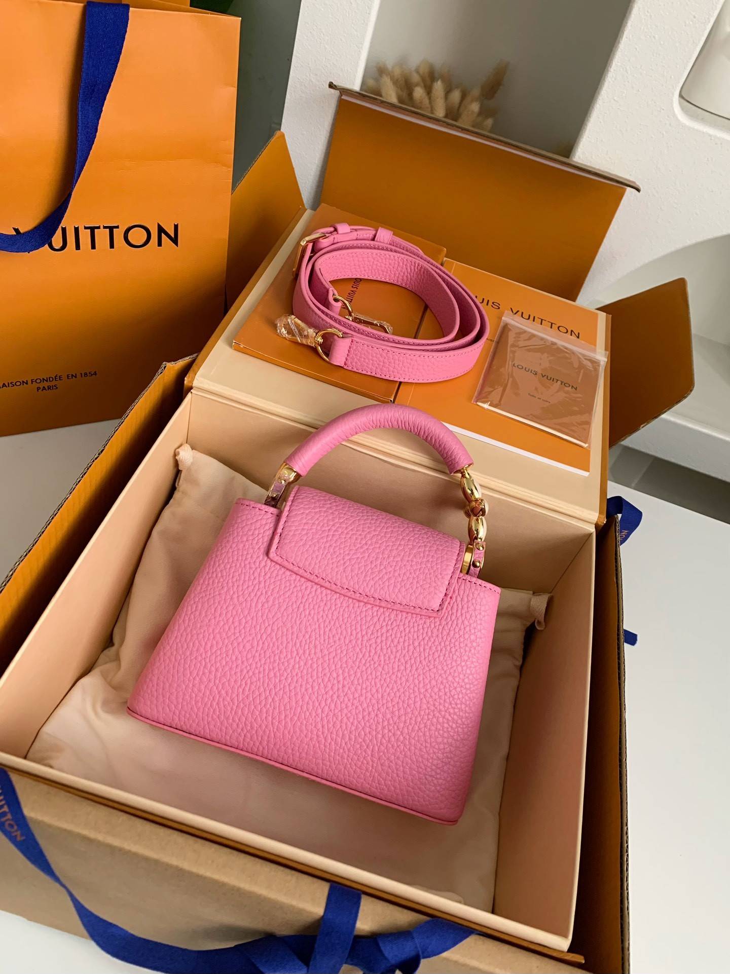 L*V Capucines BB Handbags Size:21*14*8cm