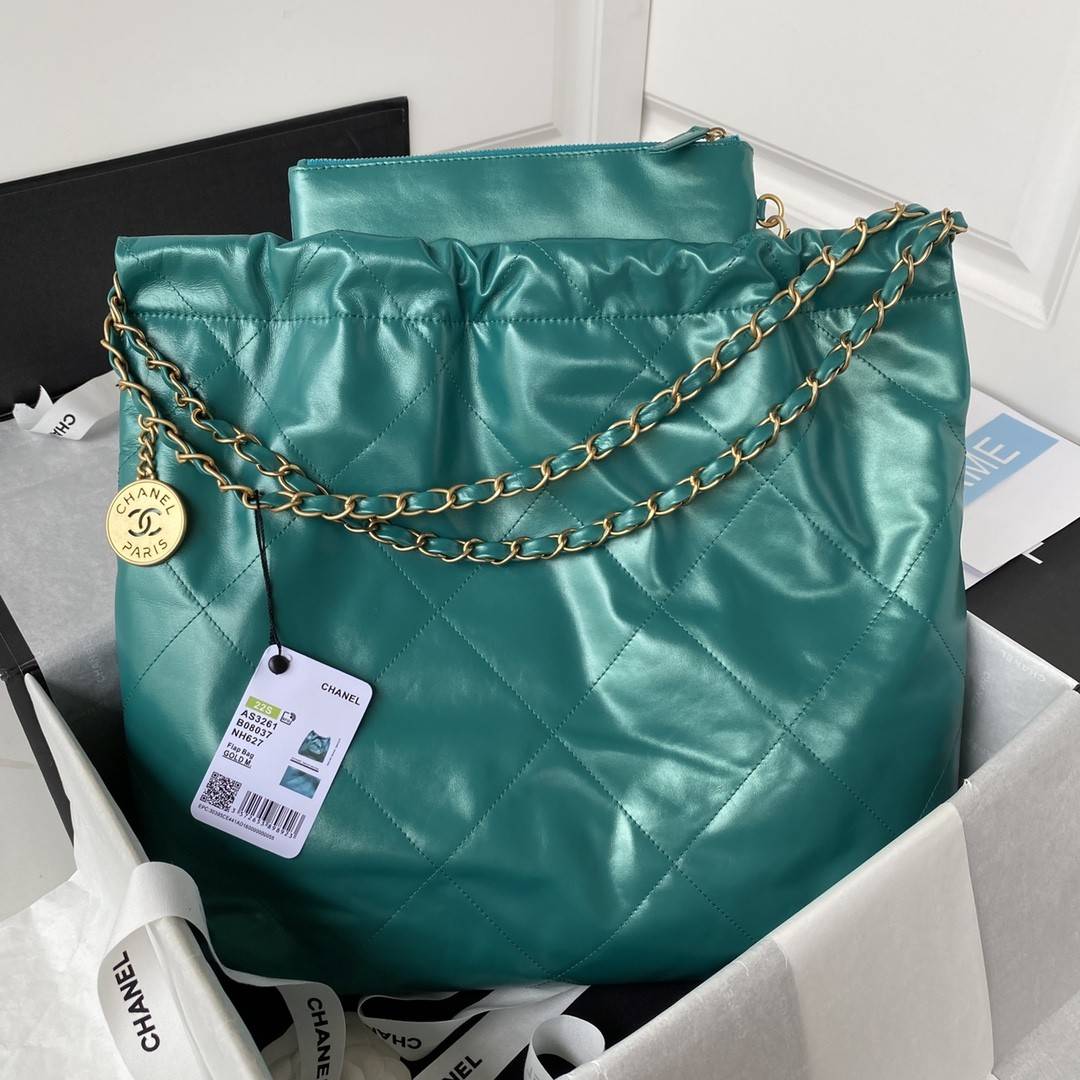 ?CH*EL2022S Hot 22 Bag Shopping Bag AS3261, Top Quality! Size:39*42*8cm