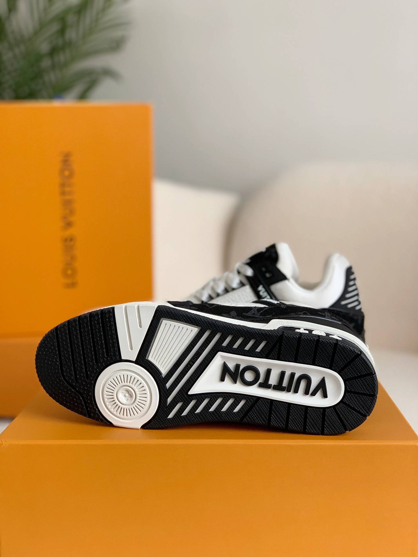 LOUIS VUITTON Trainer Sneakers - Panda (White/Black)