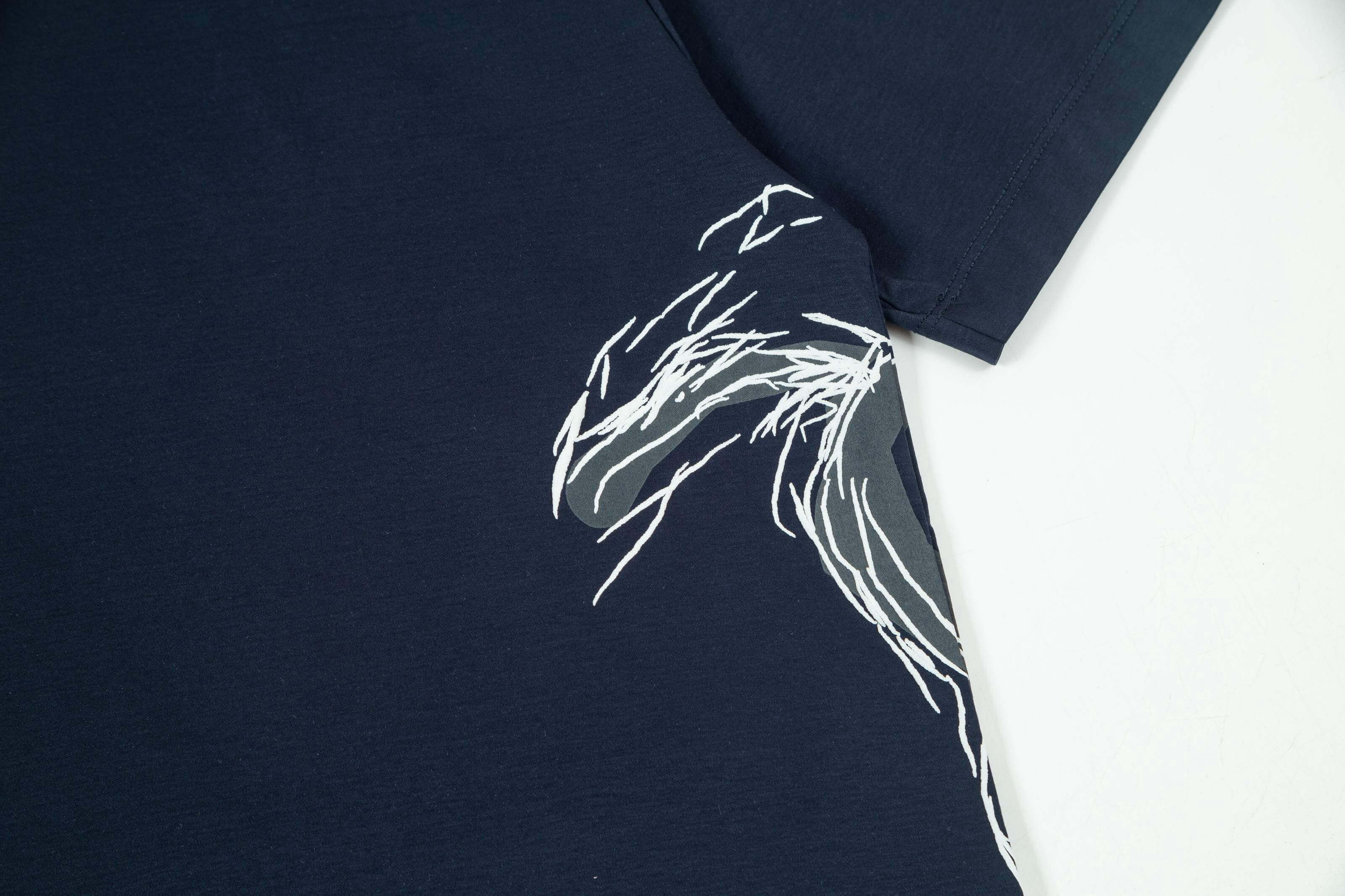 Horse Embroidery T Shirt