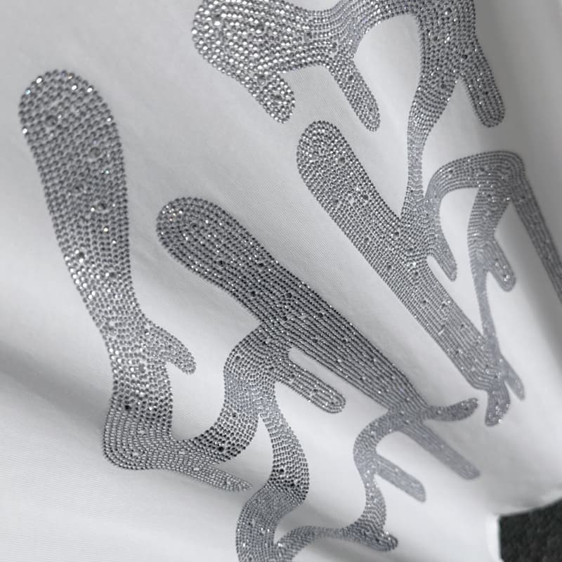 2025 New Front and Back Rhinestone T-Shirt