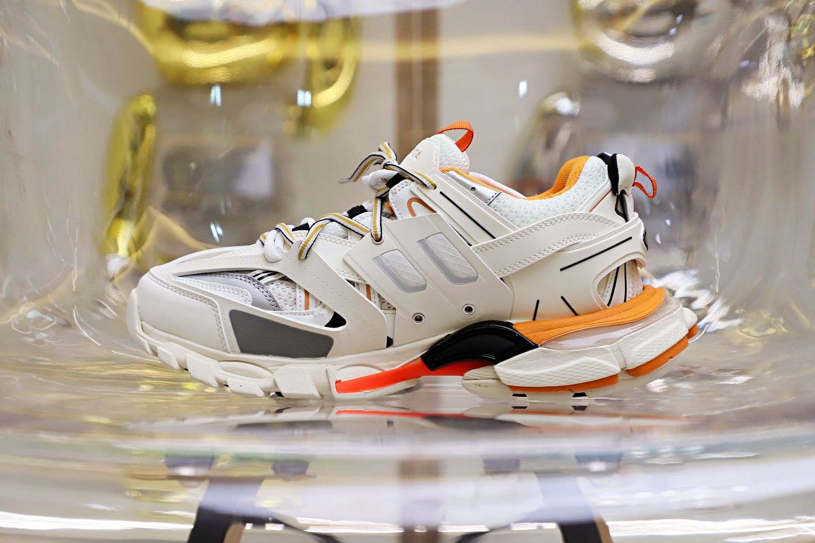 Balenciaga TRACK TRAINER WHITE ORANGE