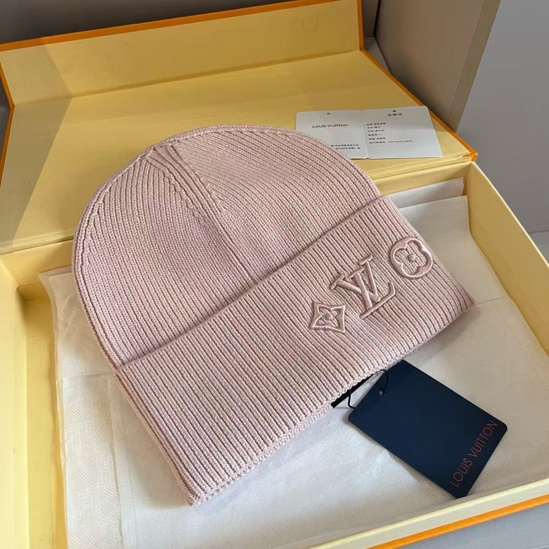 [#4092] Louis Vuitton autumn and wi nter new knitted hat