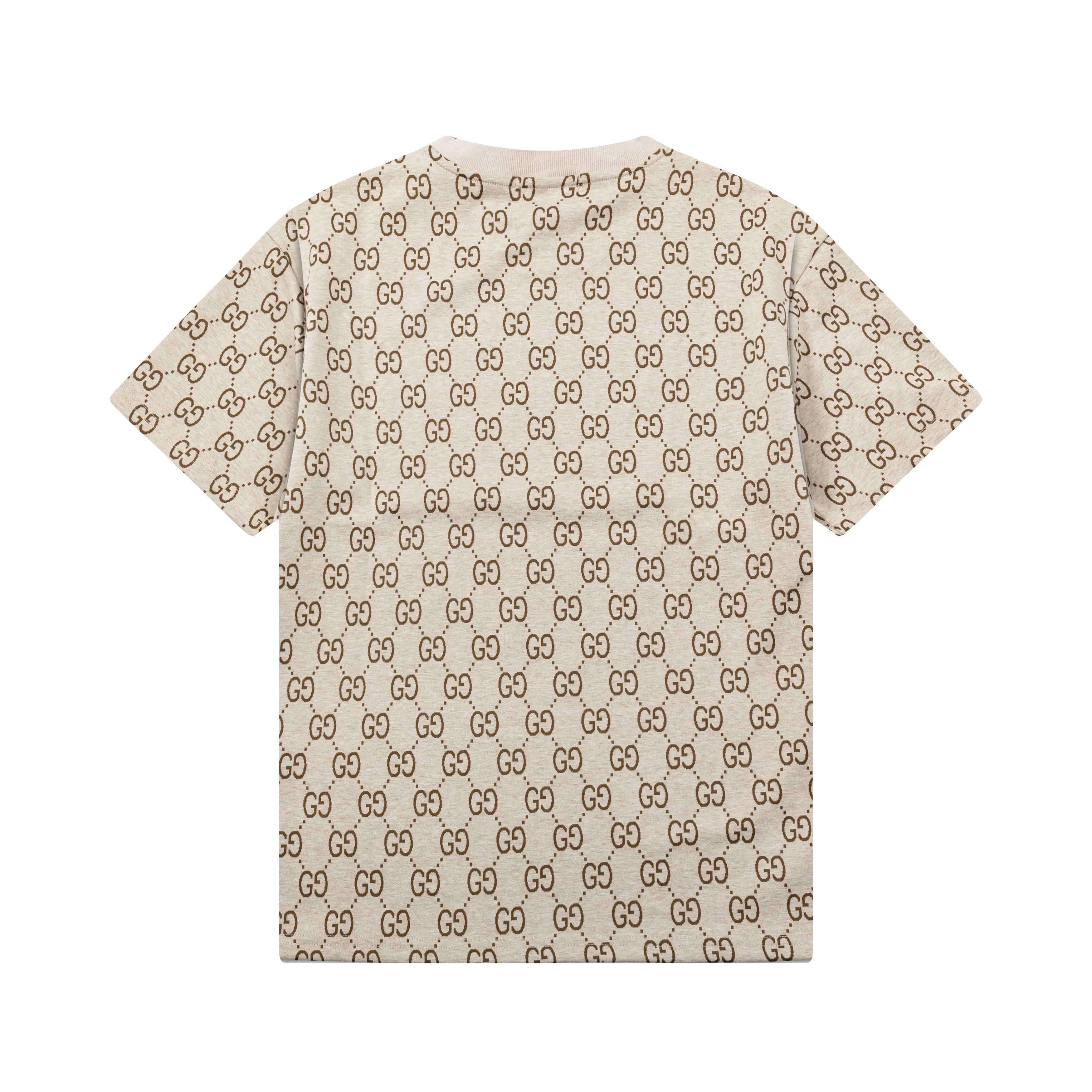 Multicolor Double G Full Print T Shirt