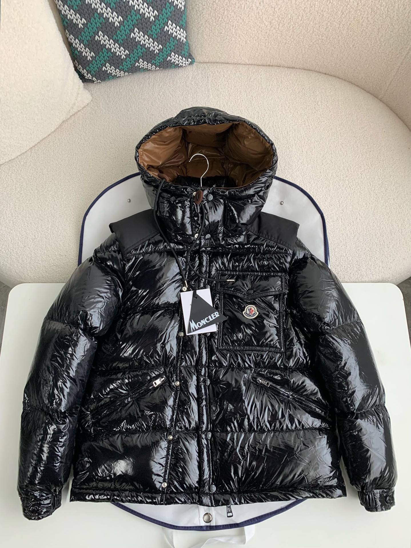 Moncler Short  men''s down jacket