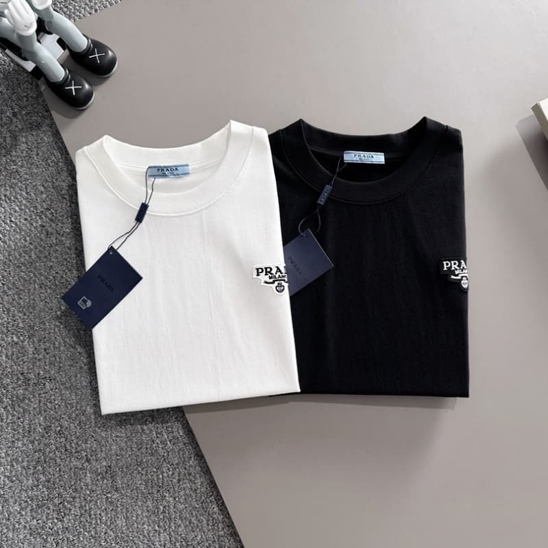 Minimalist Patchwork Embroidered T-Shirt