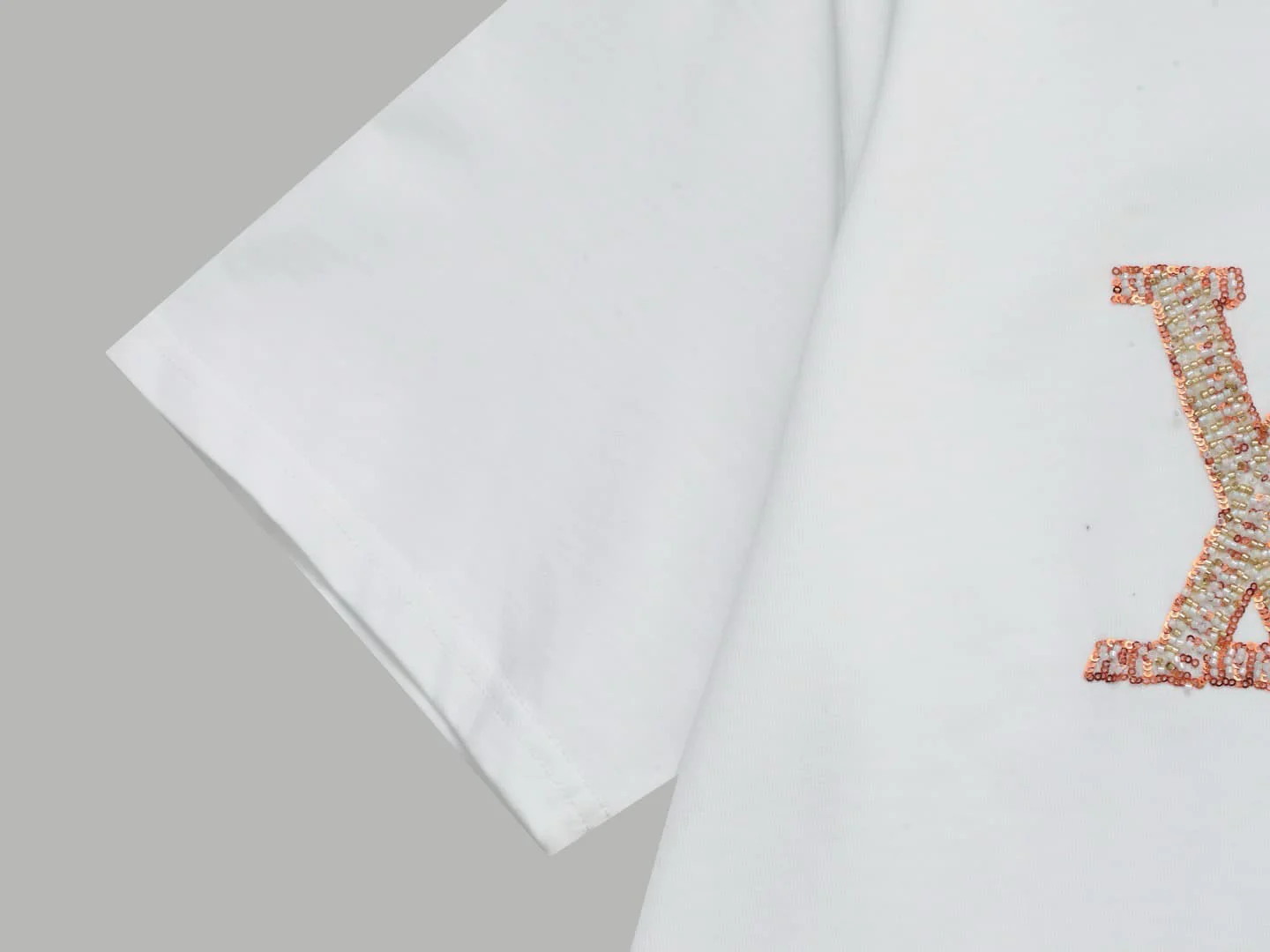 Embroidered Sequin Craft T-shirt