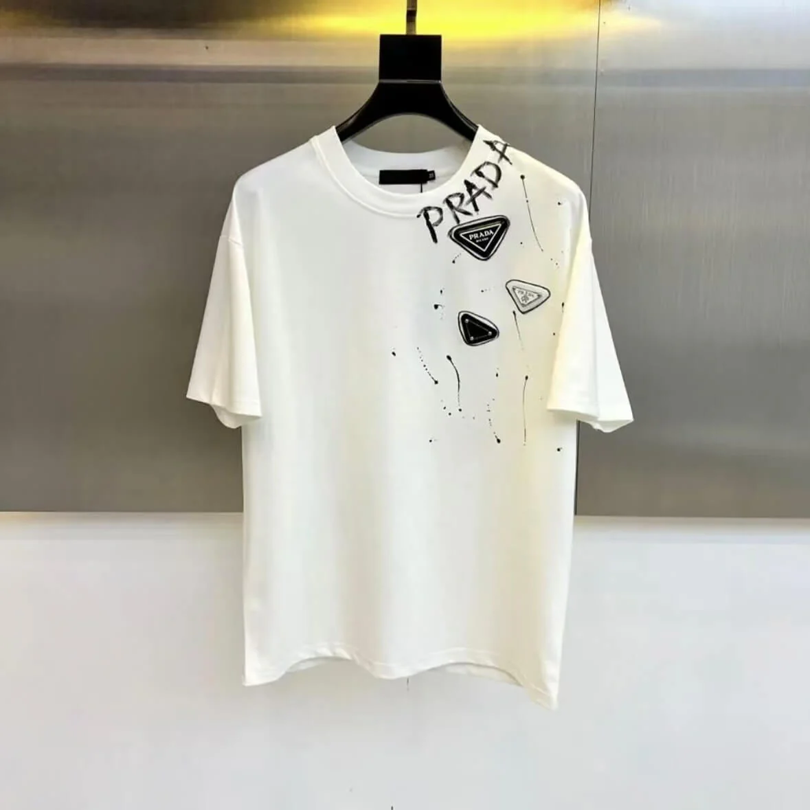 Street Style Graffiti with Metallic Element T-Shirt