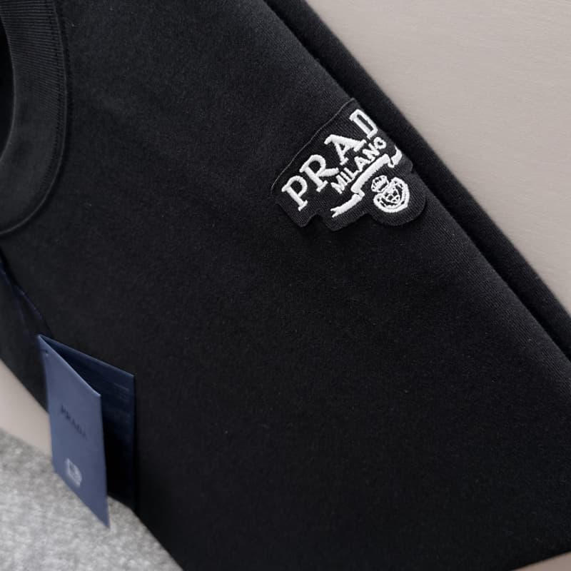 Minimalist Patchwork Embroidered T-Shirt