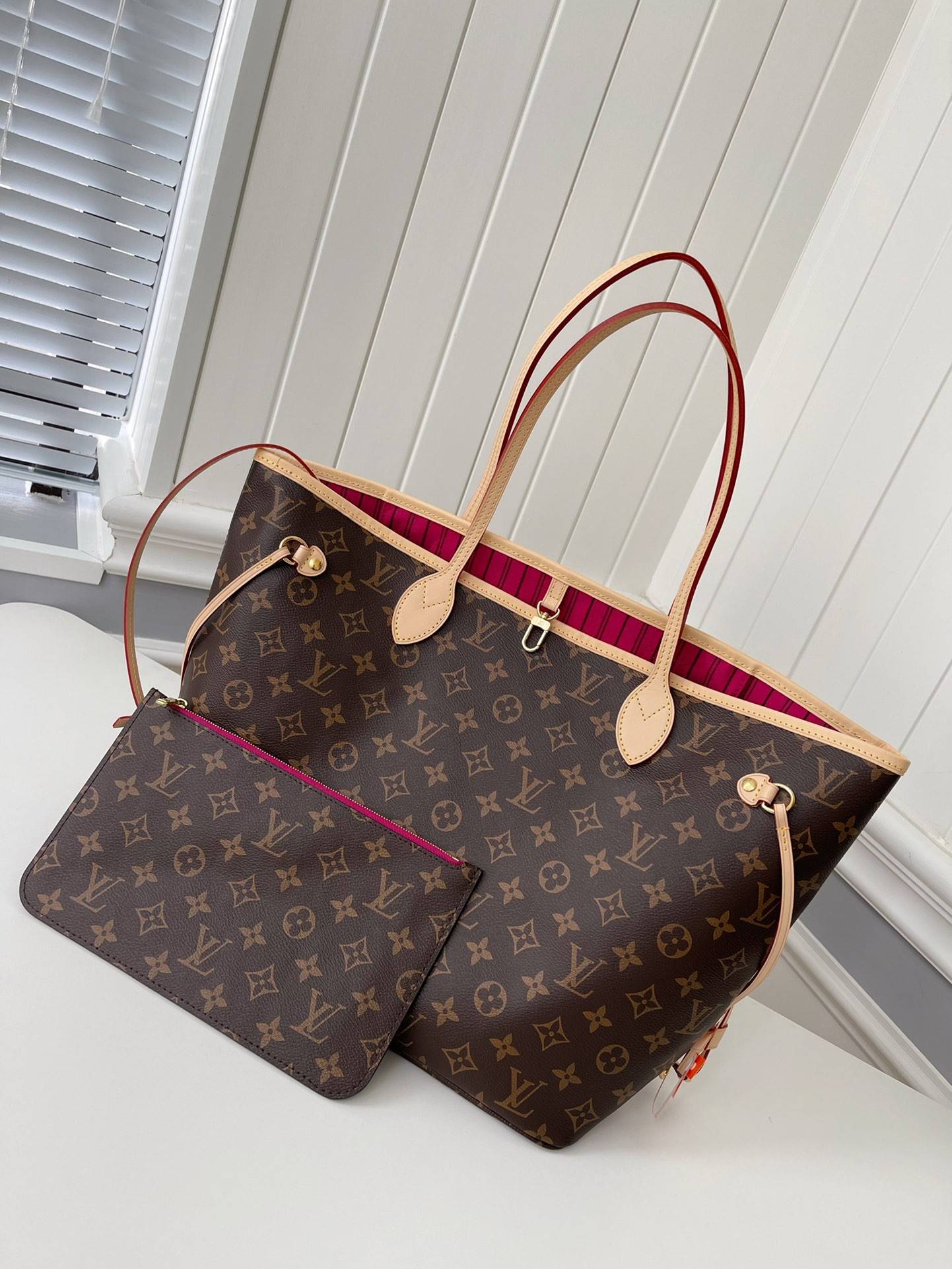 L*V NEVERFULL shopper M41178 SIZE:31*28*14CM