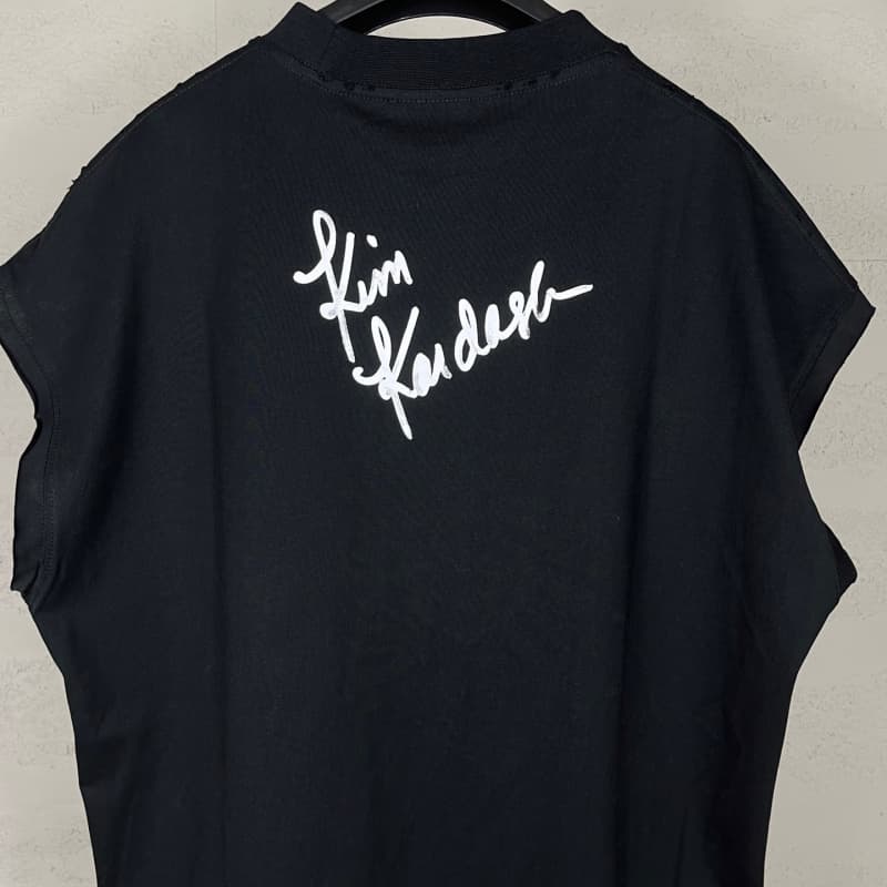 Vintage Distressed Sleeveless T-Shirt