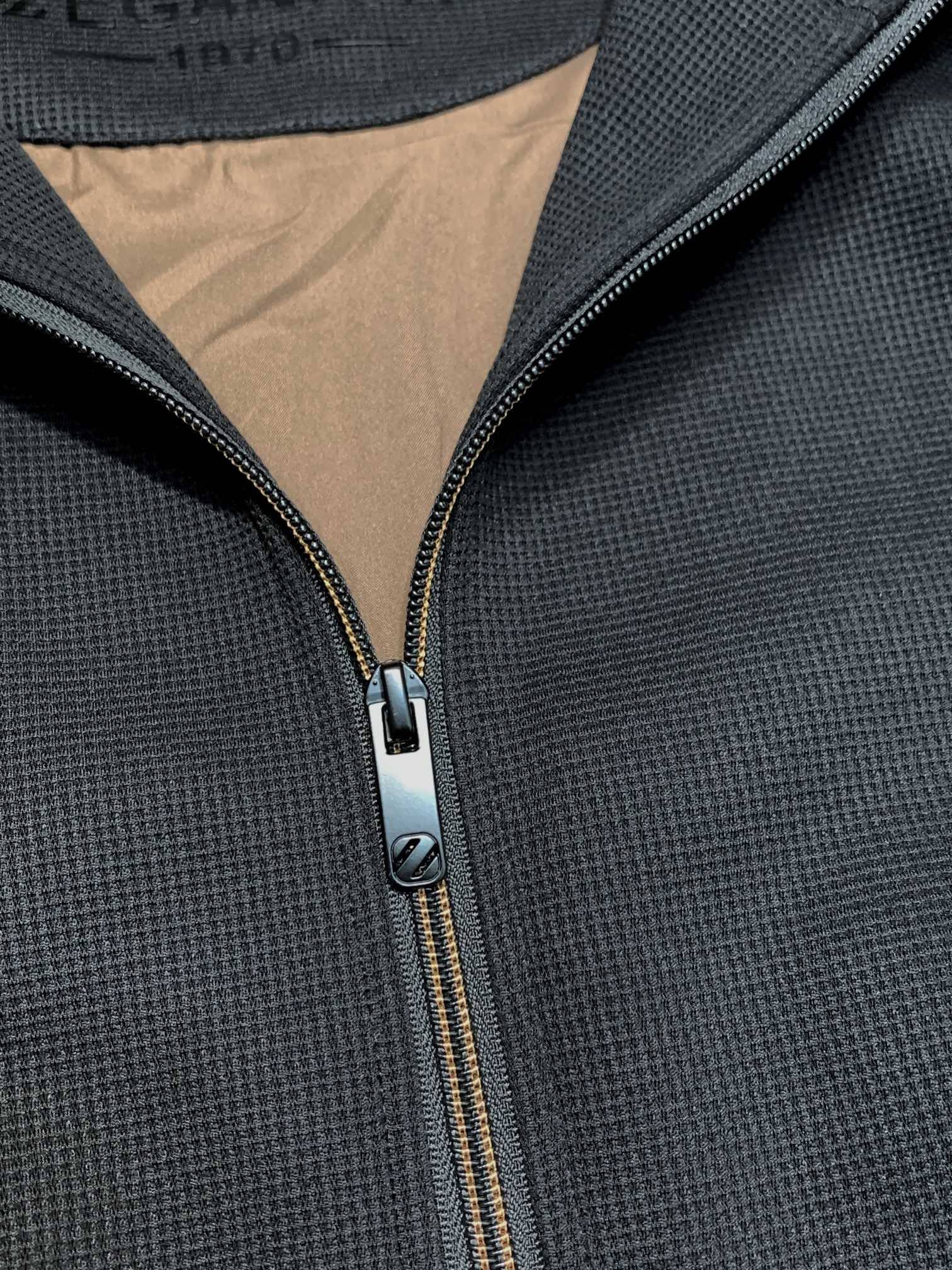 Zegna lapel knitted jacket