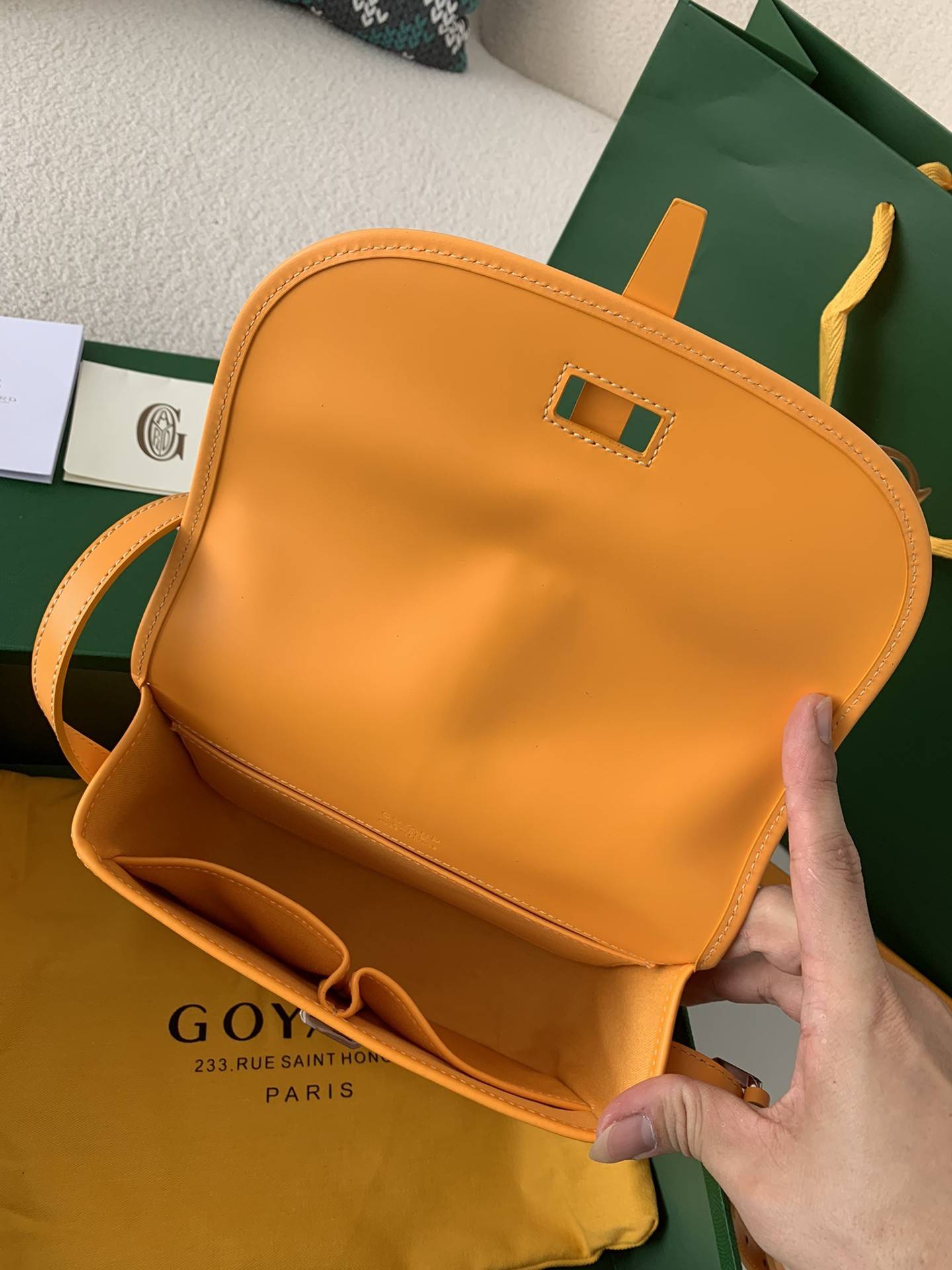 Goyard BeL*Védère bag Top Quality  Size:21.5*16*6cm