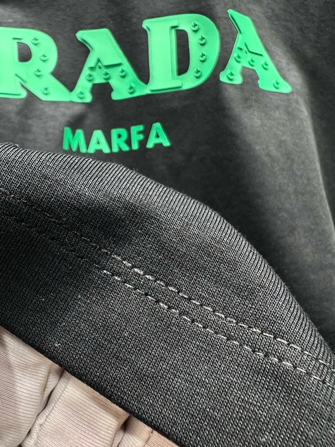 Green Silicone Graphic T Shirt