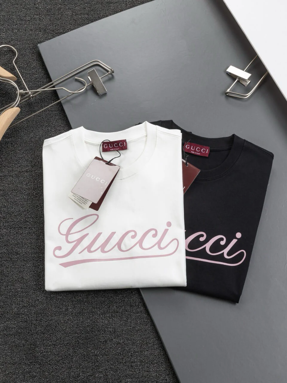 Pink Letters Print T Shirt