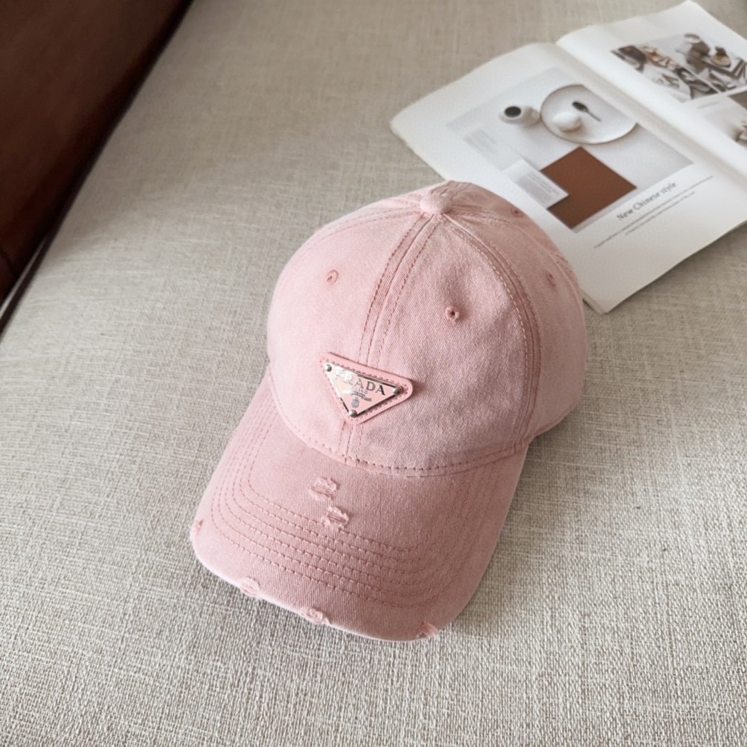 [#4812] Prada baseball cap peaked ca p hat