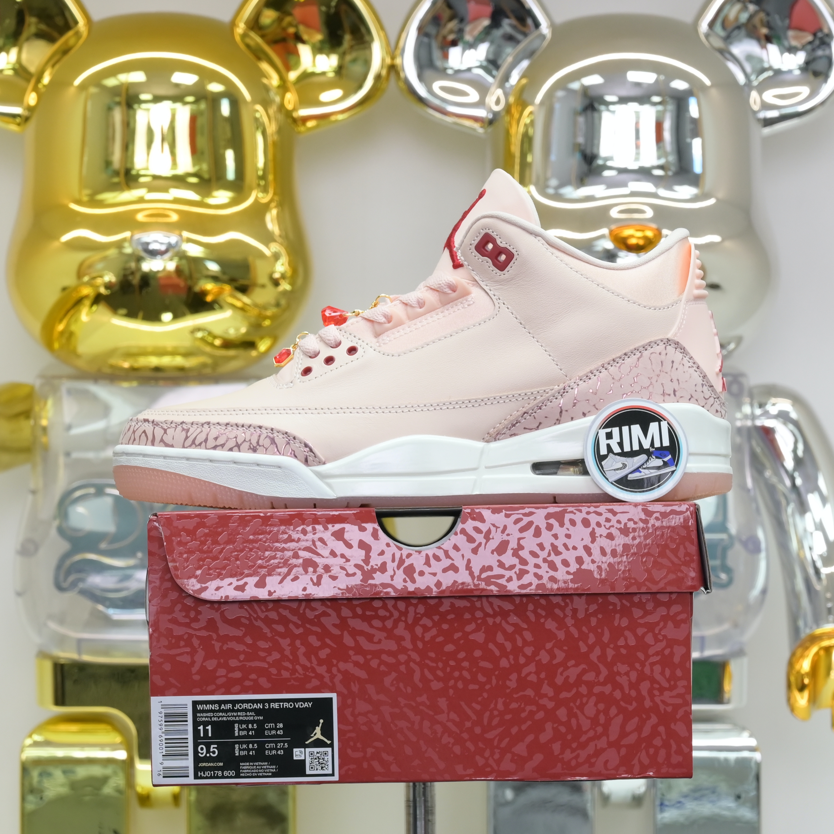 Jordan Air Jordan 3 Valentine''s Day