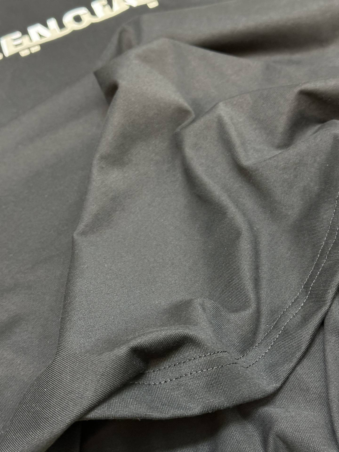 Balenciaga double back embroidered short sleeves