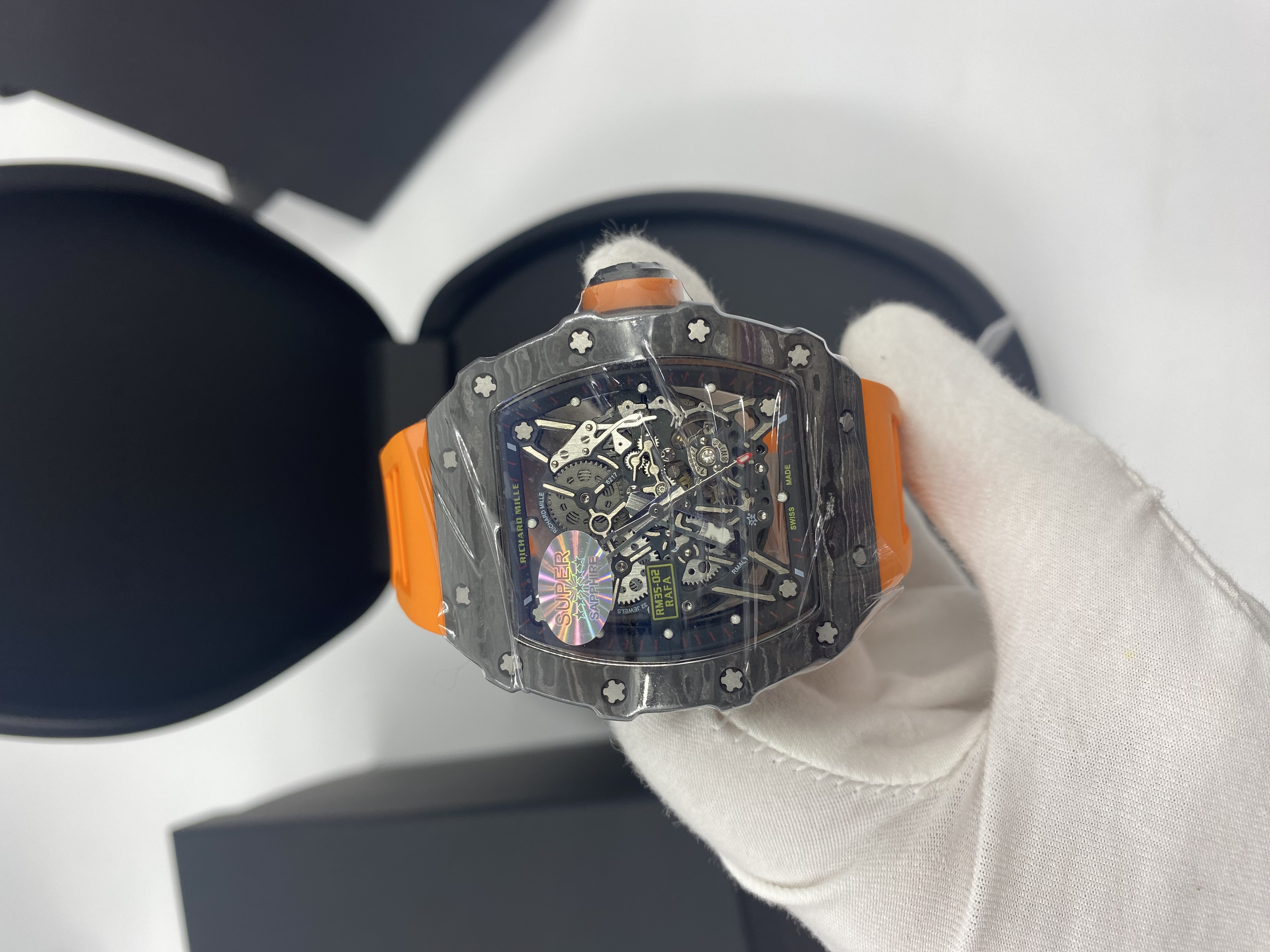 Integrated movement and white sapphire shock absorber] 『RICHARD MILLE』 Richard Mille RM 35-02