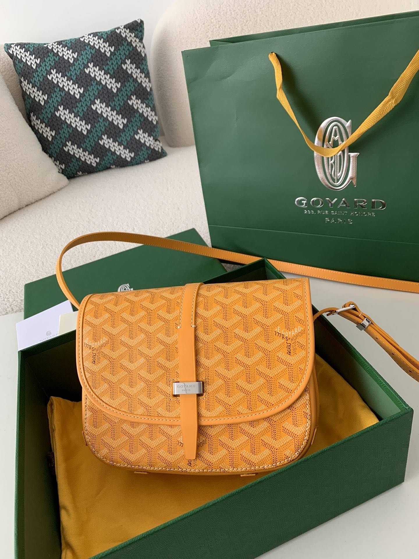 Goyard BeL*Védère bag Top Quality  Size:21.5*16*6cm
