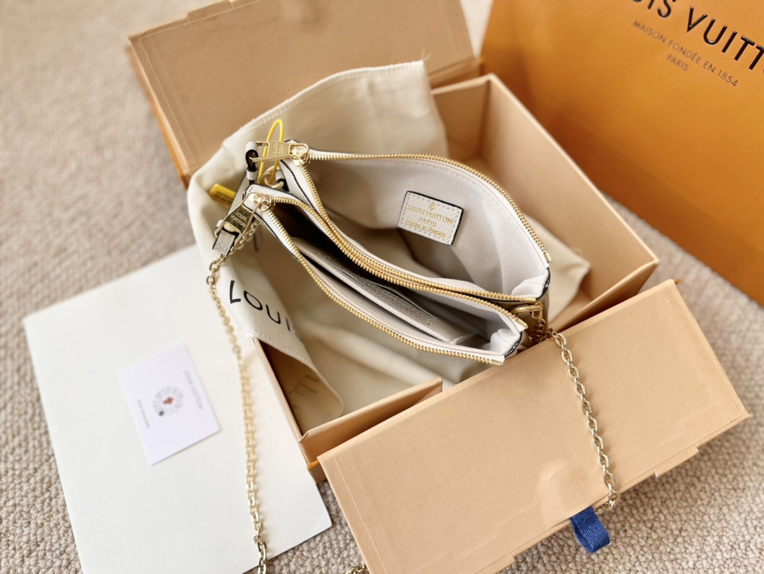 Lv Double Zip Bag