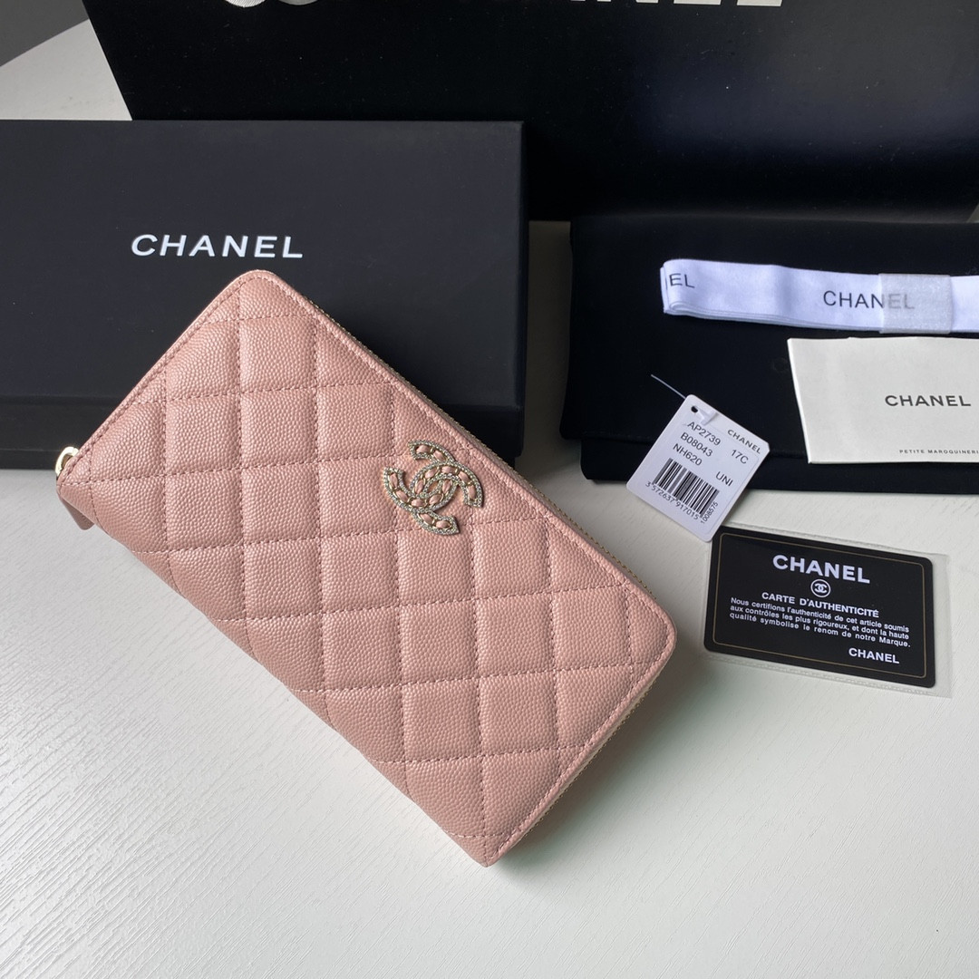 Chanle Zipped Wallet