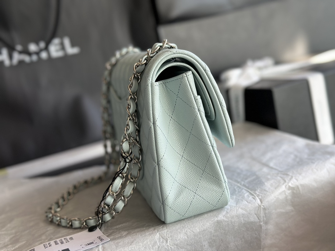 Chanle Classic Double Flap Silver Hardware