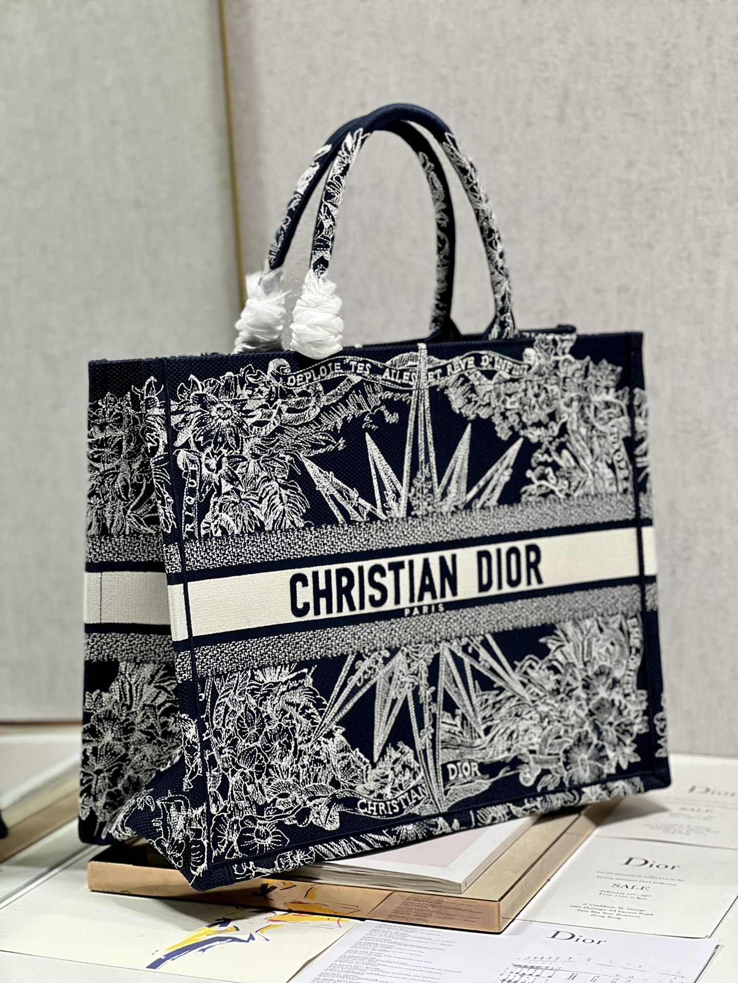 Large Dior Book Tote