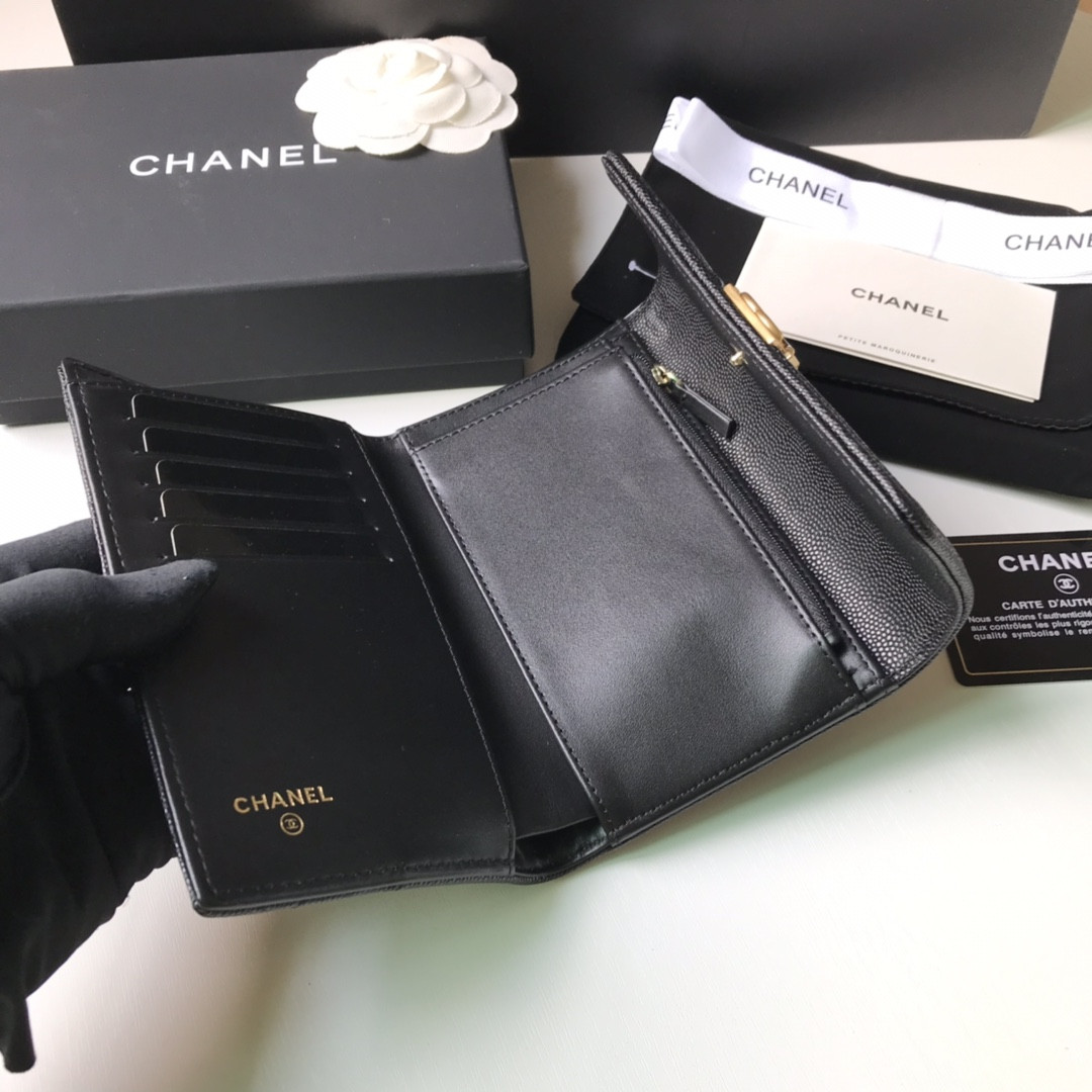 Chanle Flap Wallet