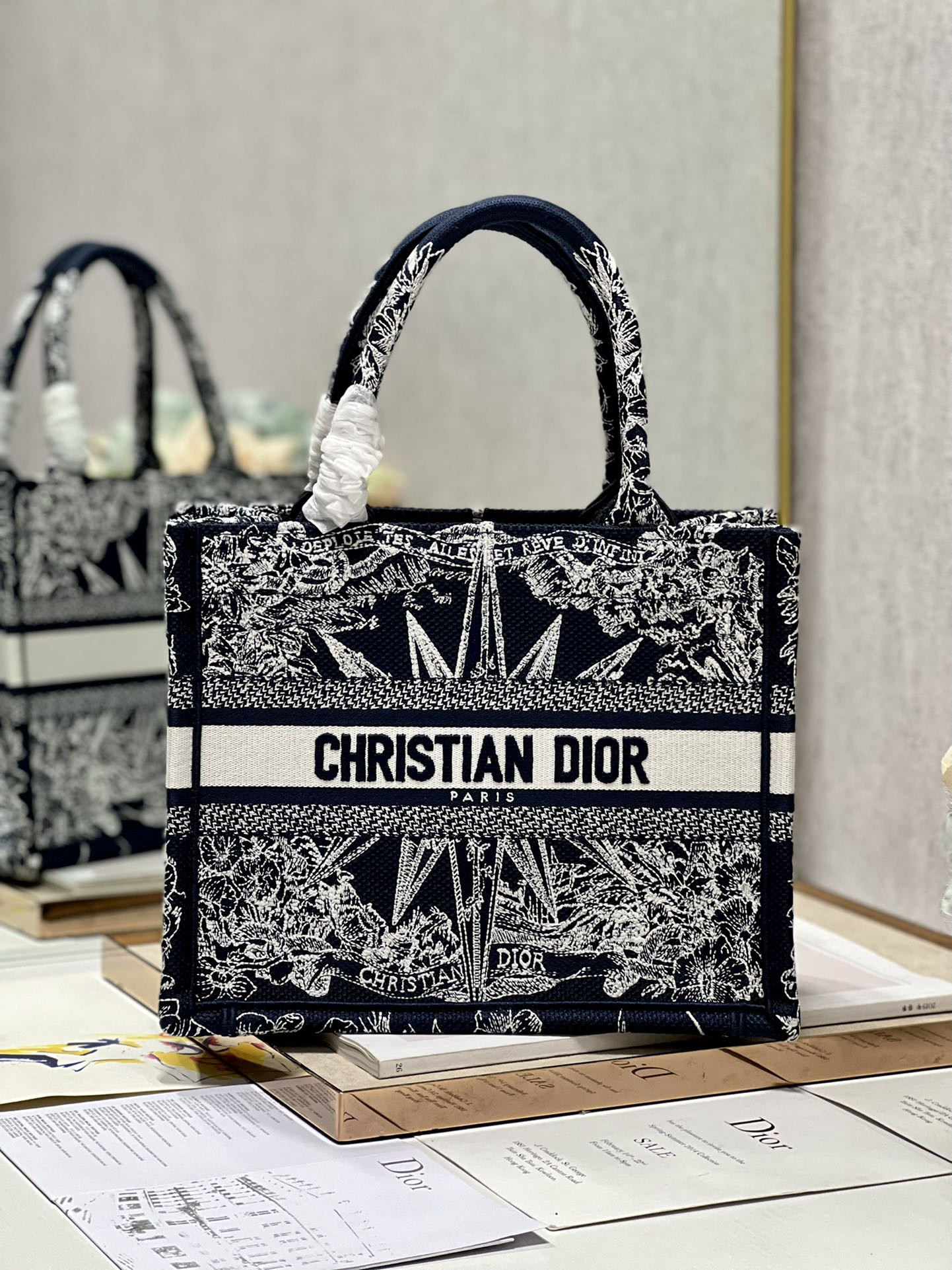 Small Dior Book Tote