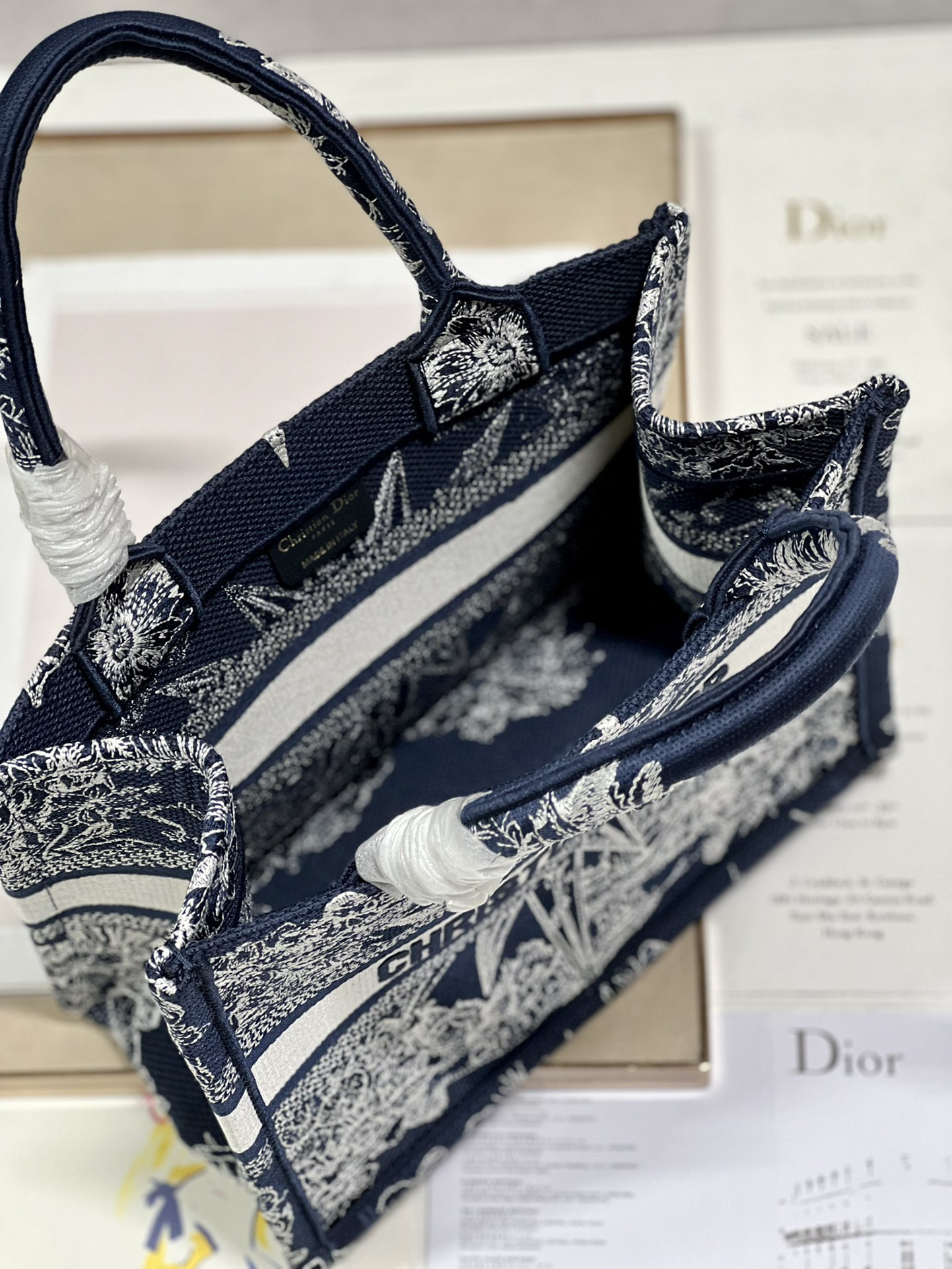 Small Dior Book Tote