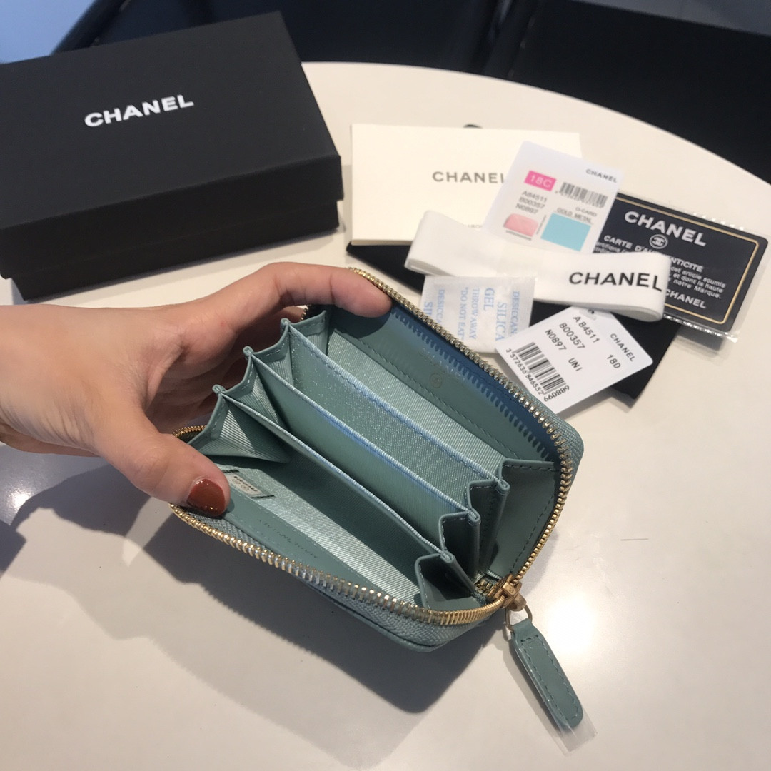 Chanle Zipped Wallet