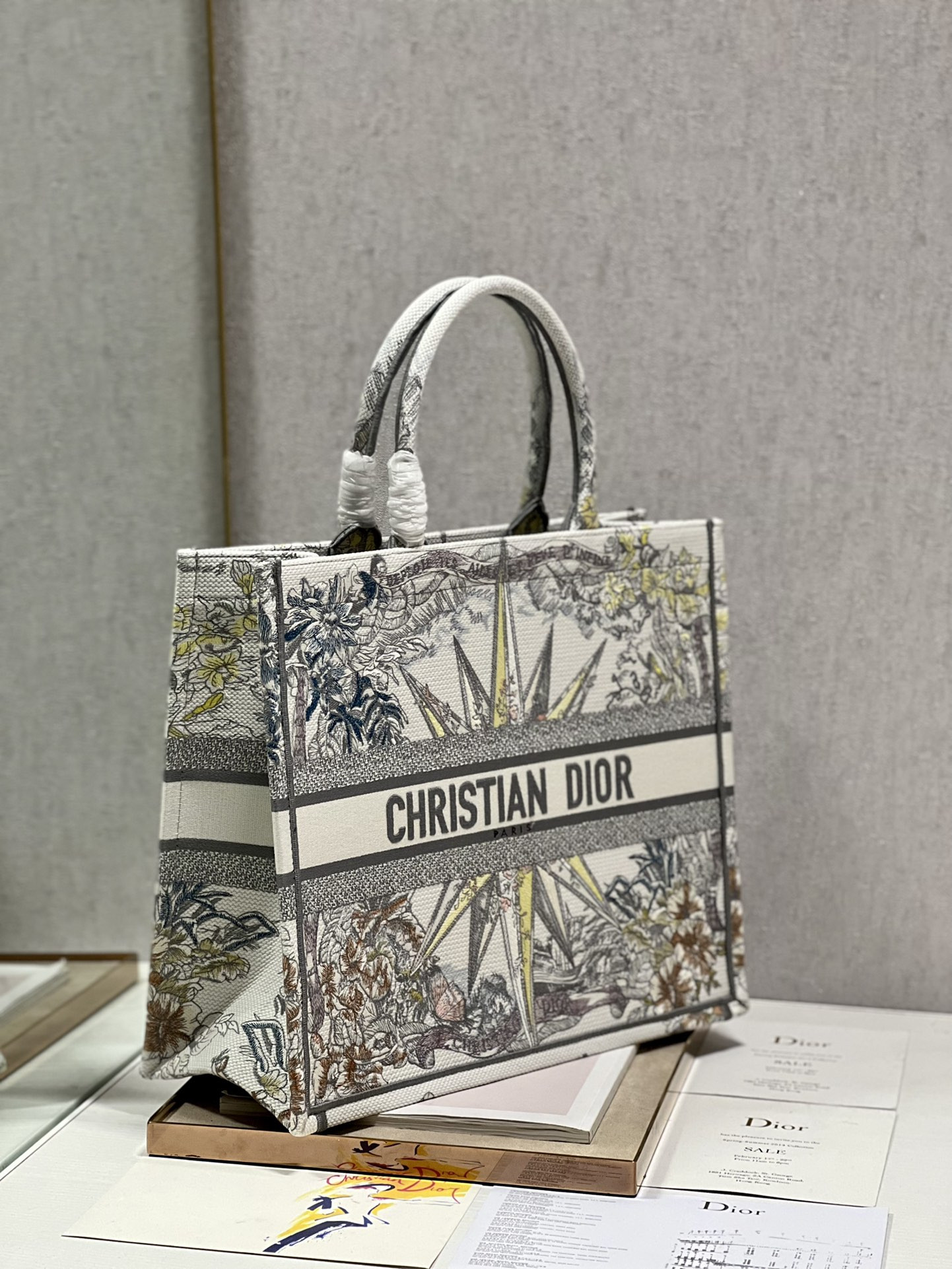 Large Dior Book Tote