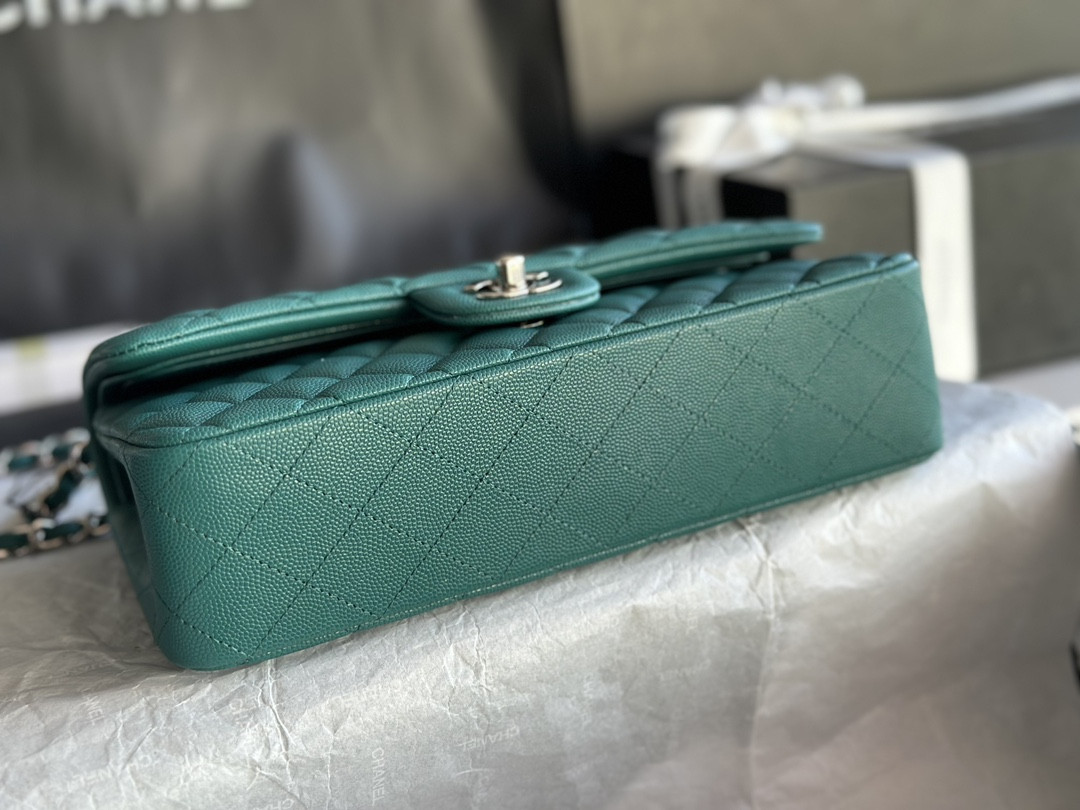 Chanle Classic Double Flap Silver Hardware