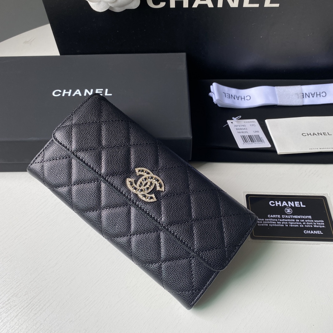 Chanle Flap Wallet
