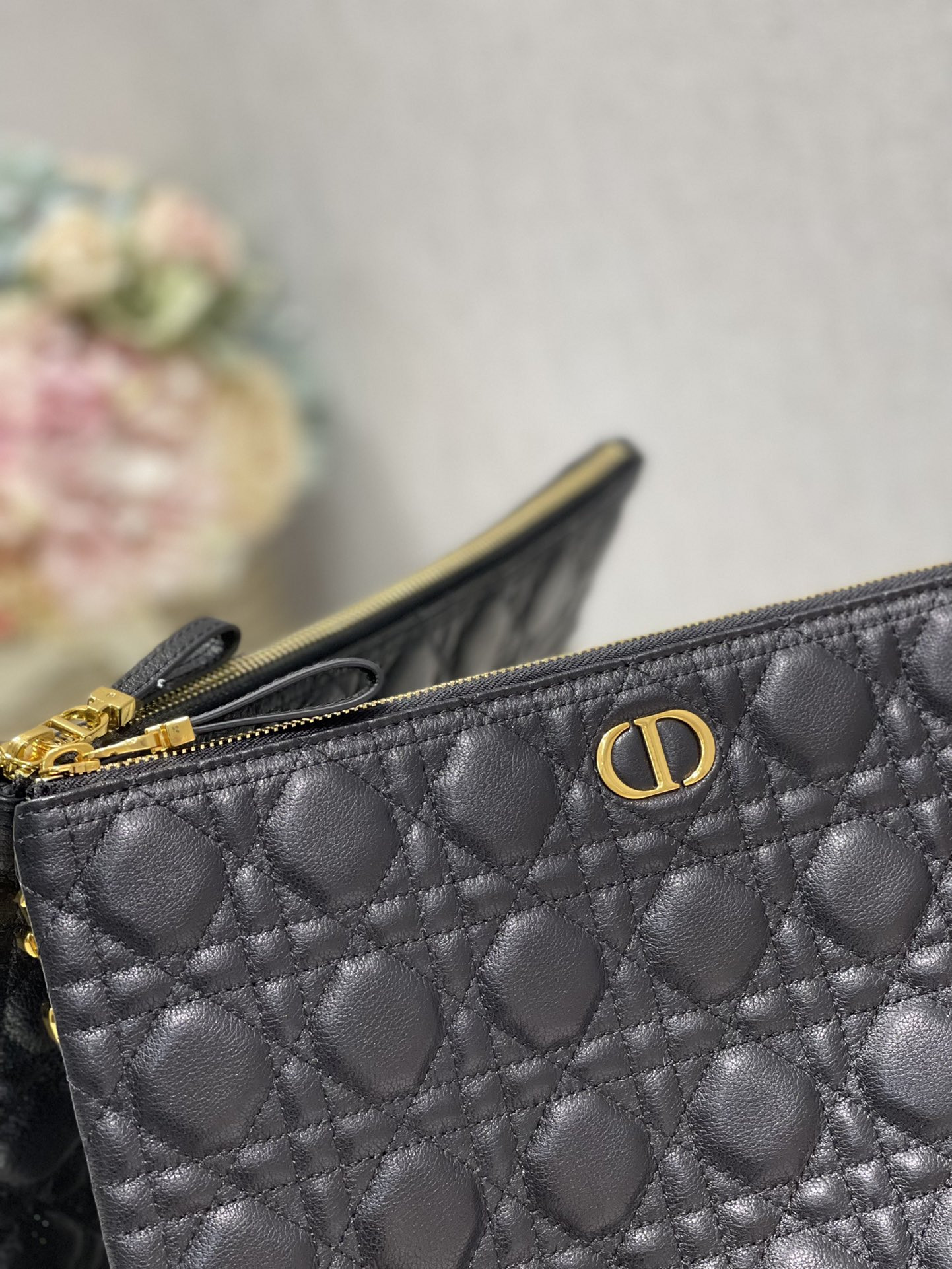 Large Dior Caro Daily Pouch