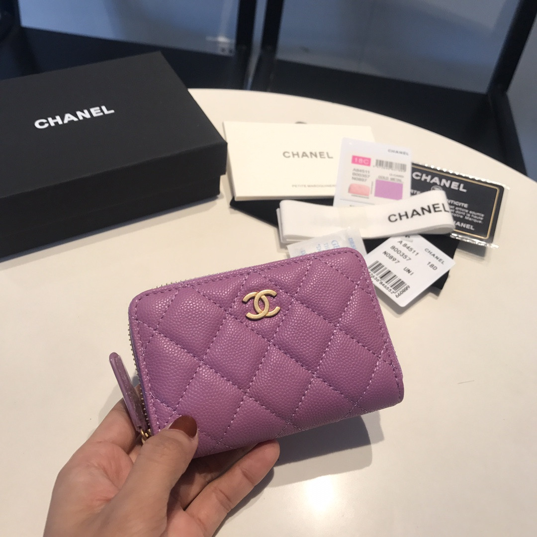 Chanle Zipped Wallet