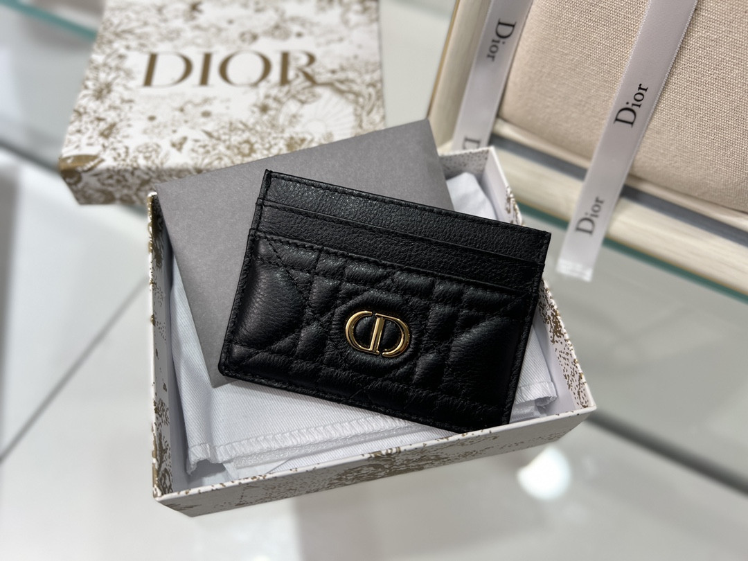 Dior Caro Five-slot Card Holder