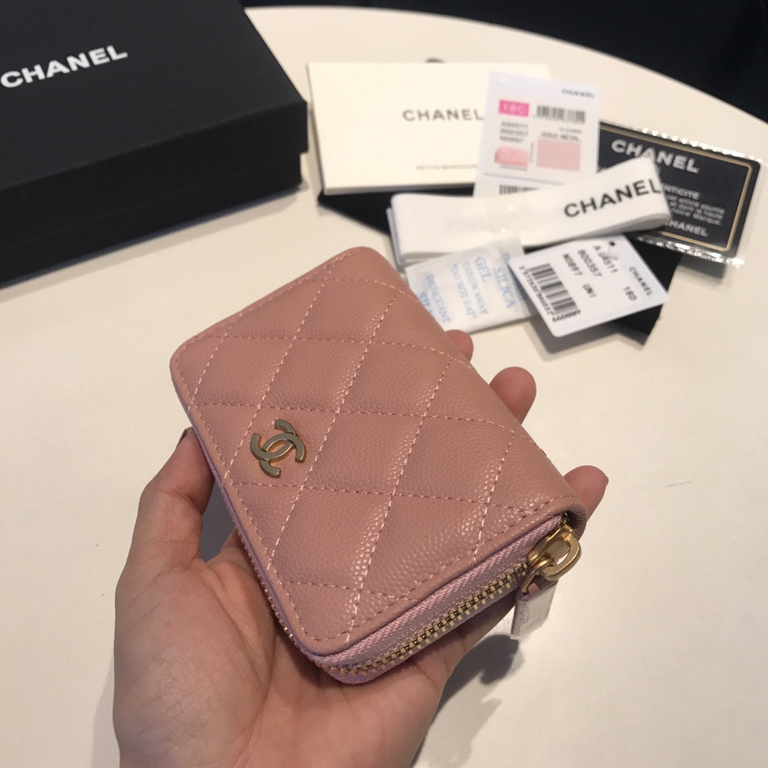 Chanle Zipped Wallet