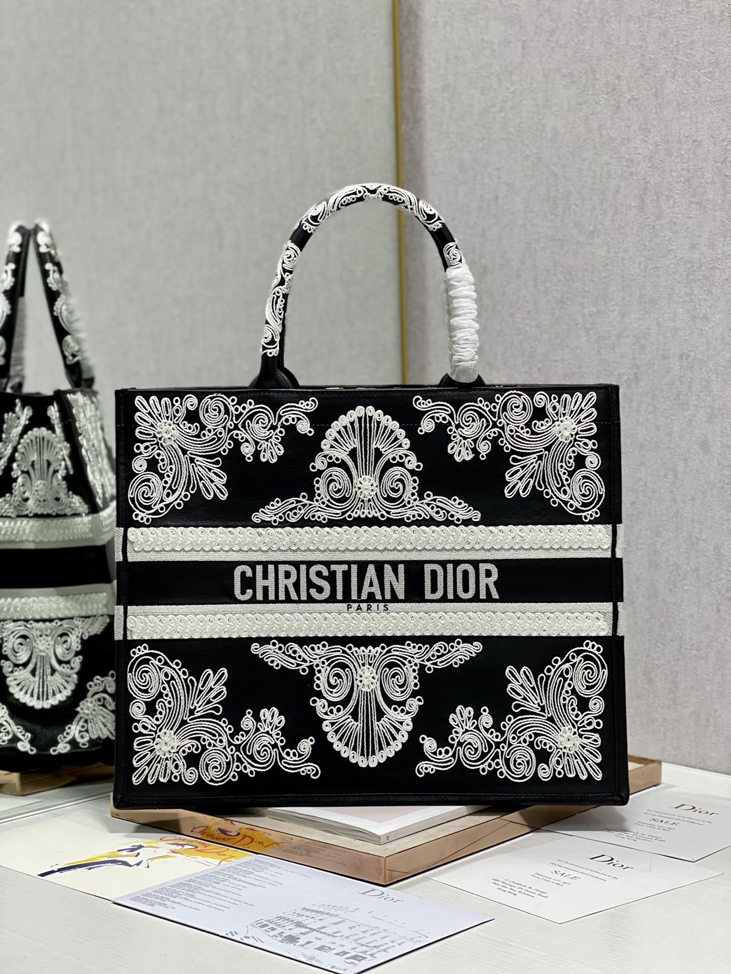 Large Dior Book Tote