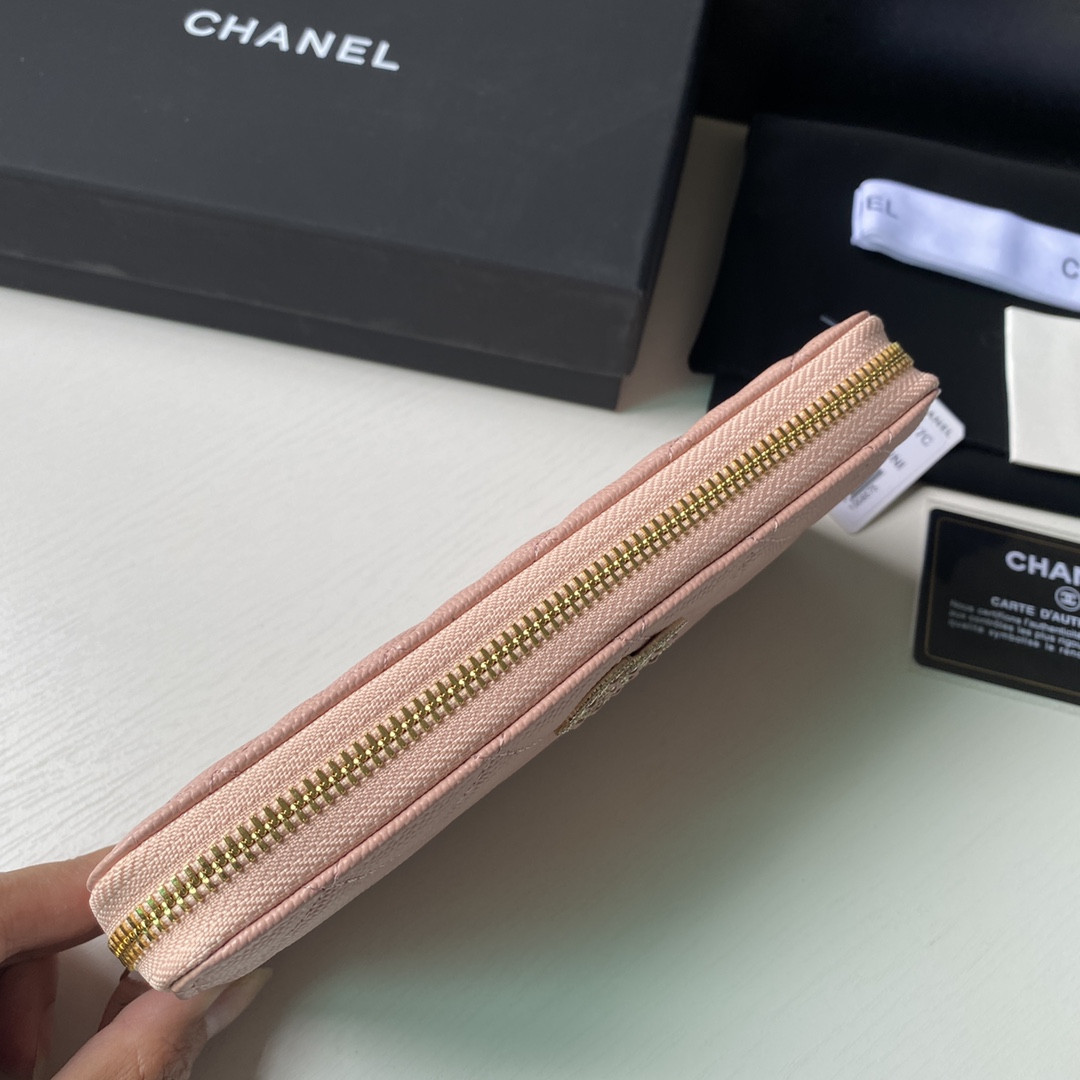 Chanle Zipped Wallet