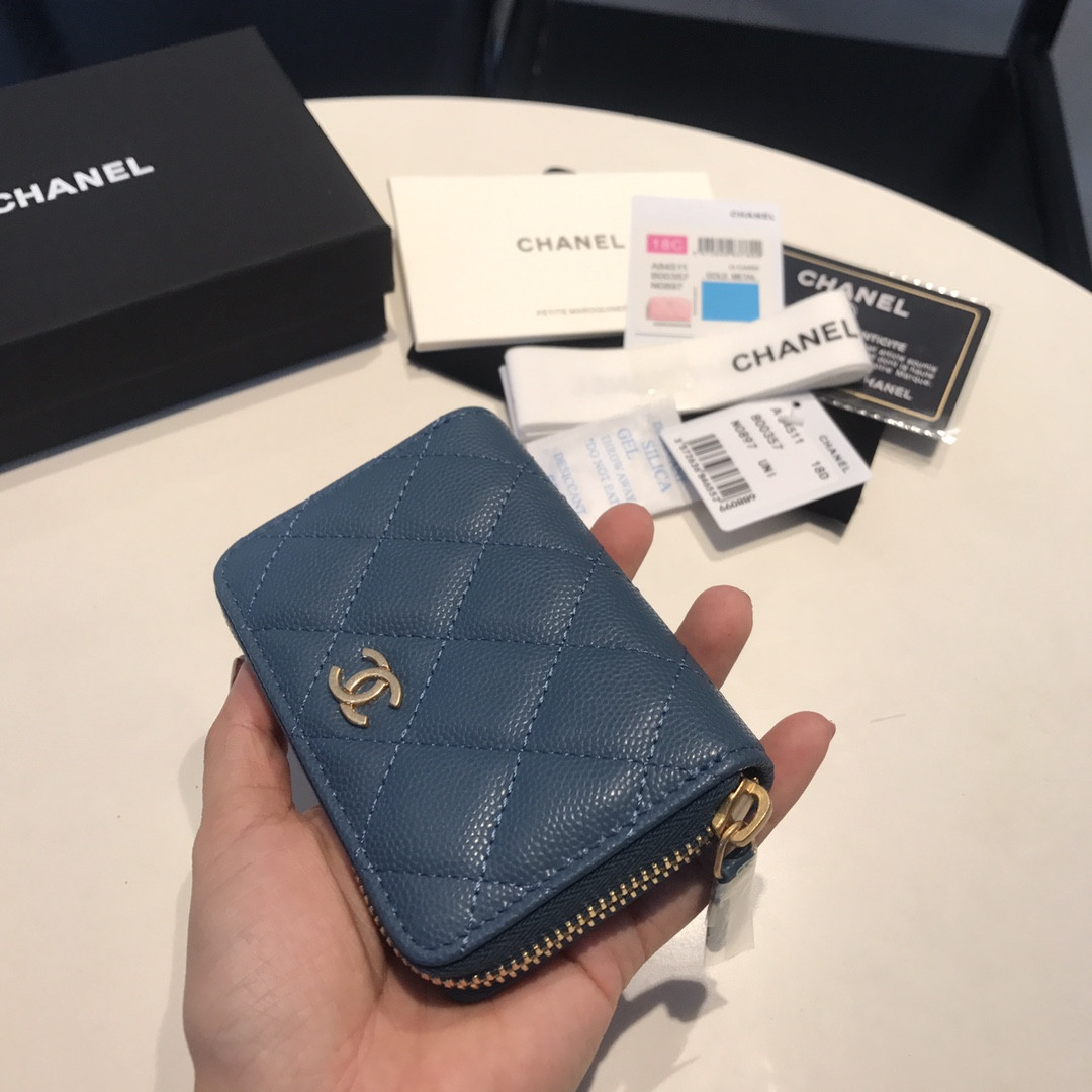 Chanle Zipped Wallet