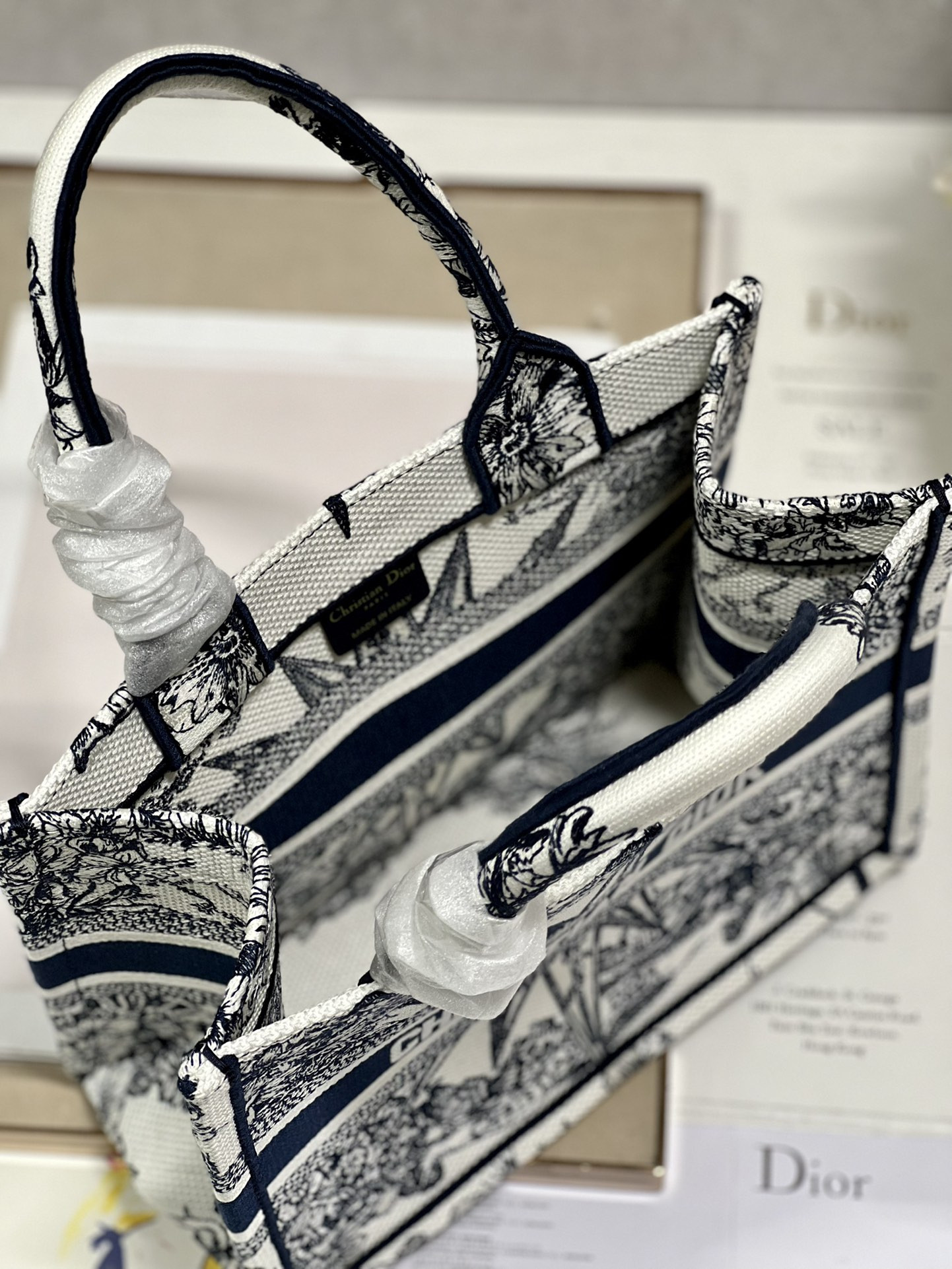 Small Dior Book Tote