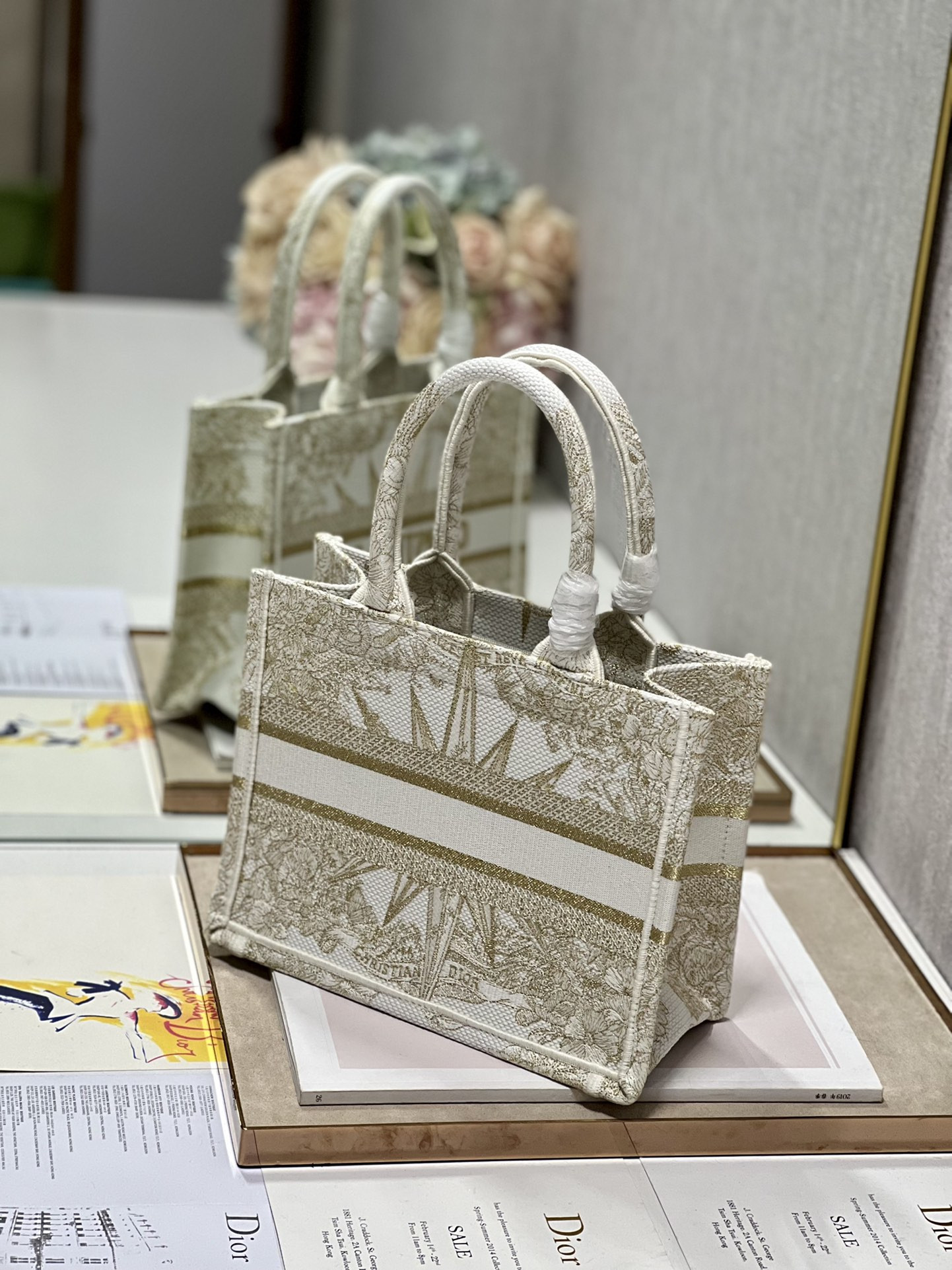 Small Dior Book Tote