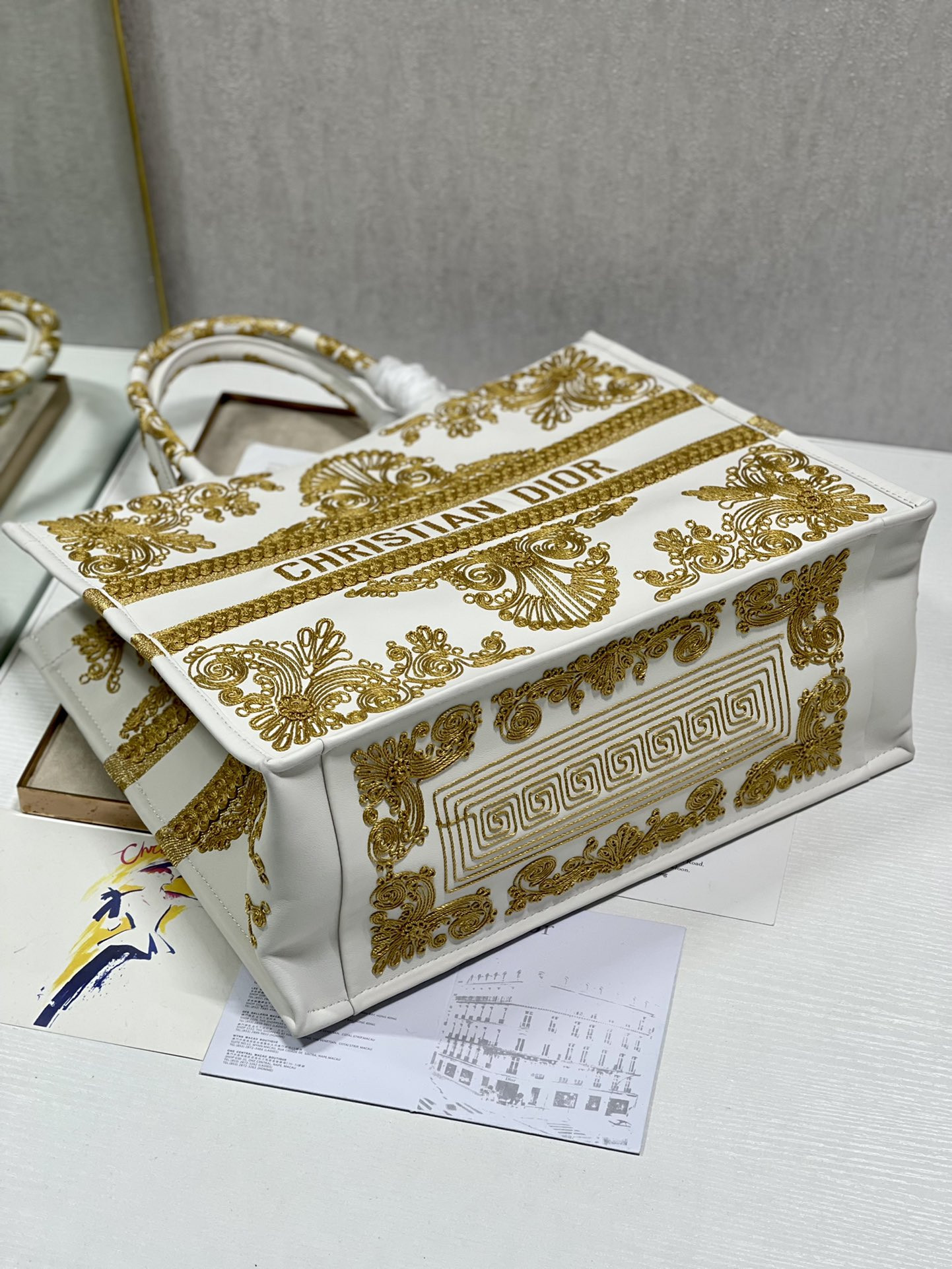 Large Dior Book Tote