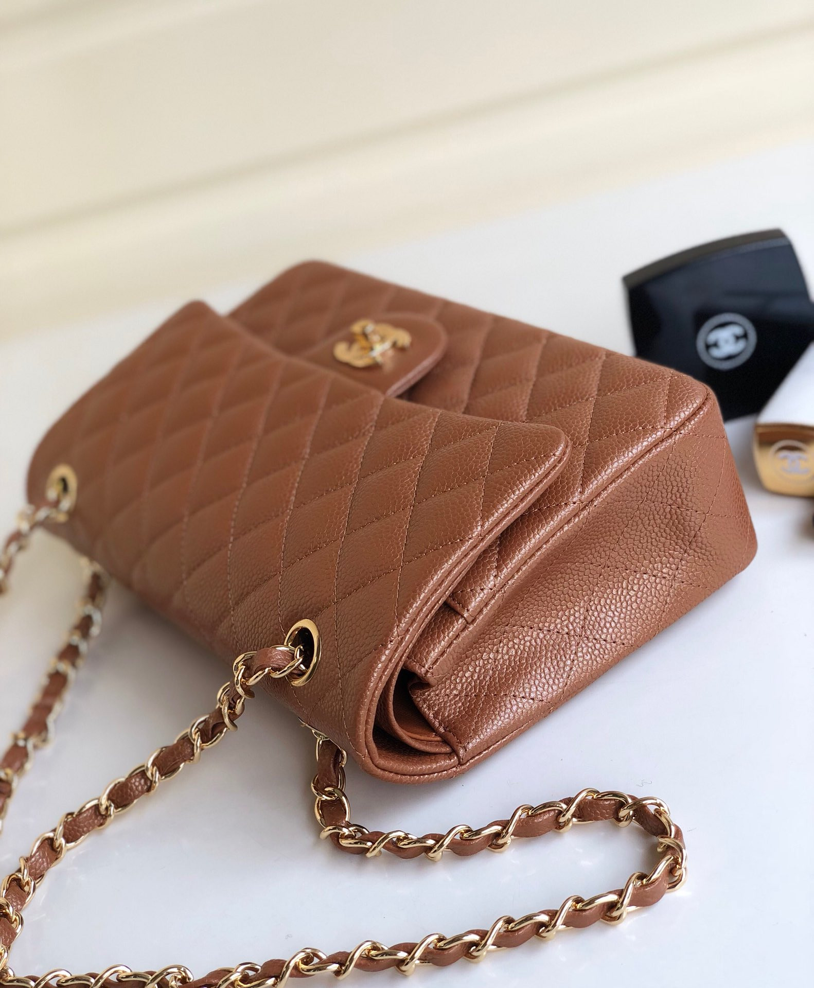 Chanle Classic Double Flap Gold Hardware