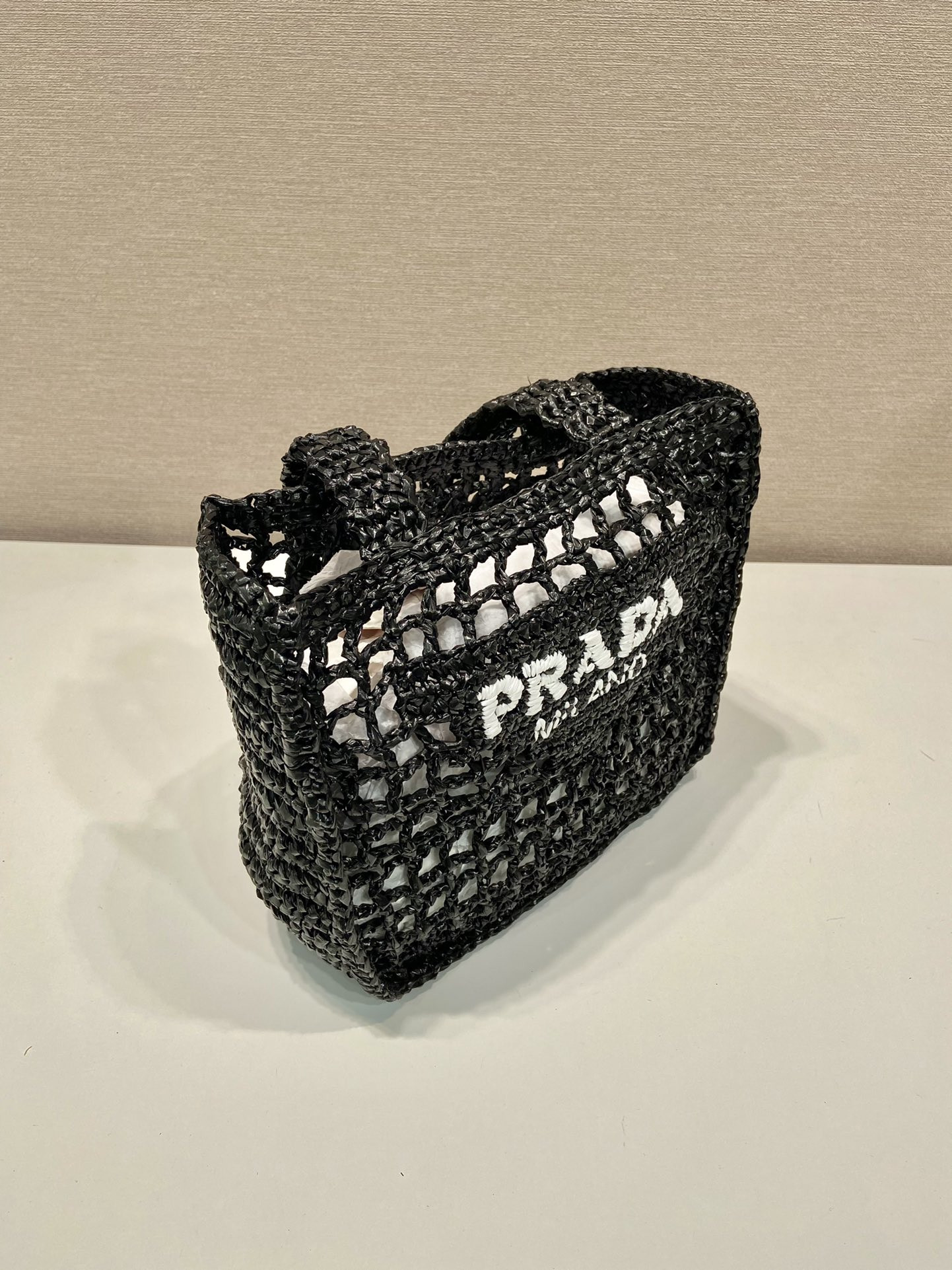 Prada Crochet Tote Bag